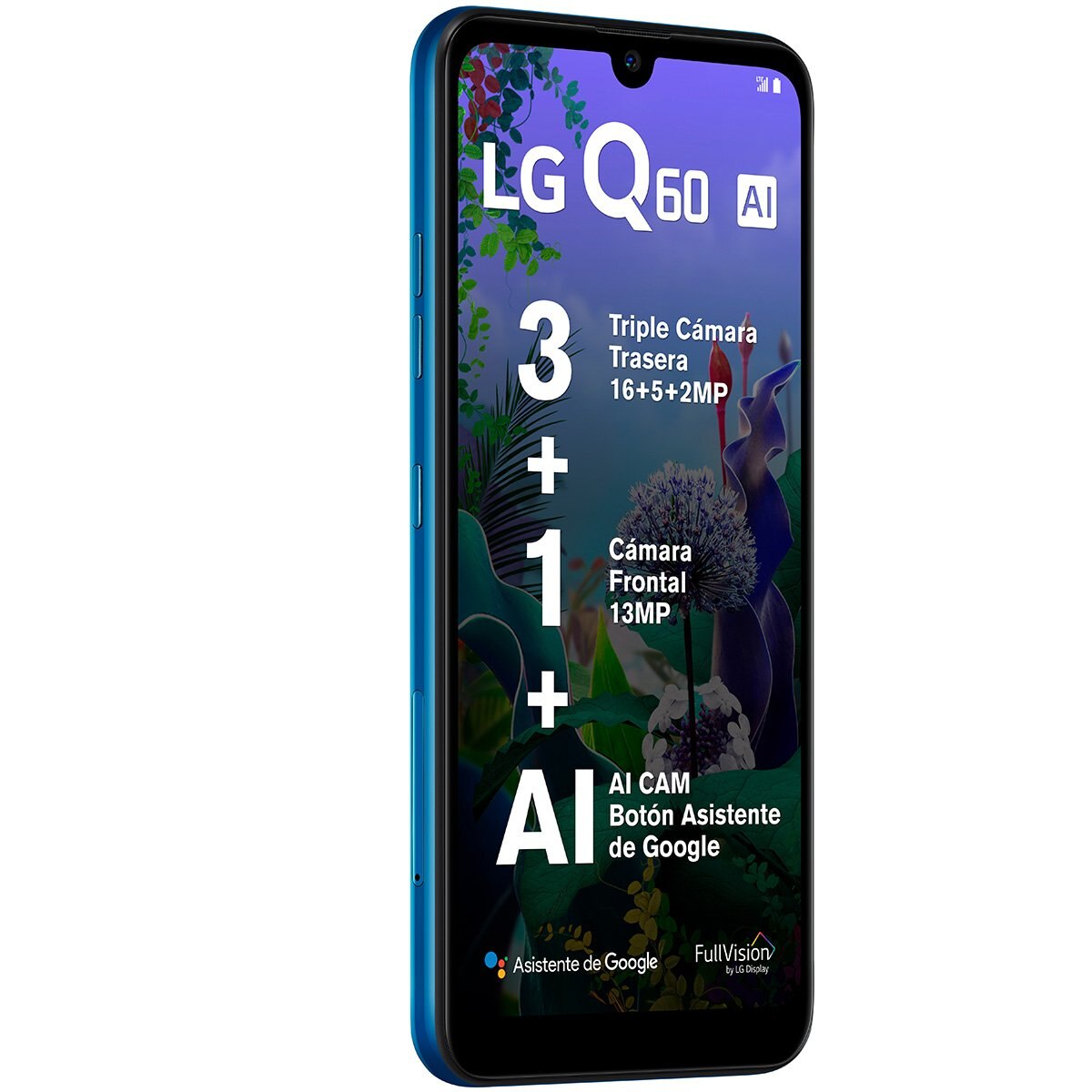 Celular Lg Q60 Lm-X525Ha Color Azul R9 (Telcel)