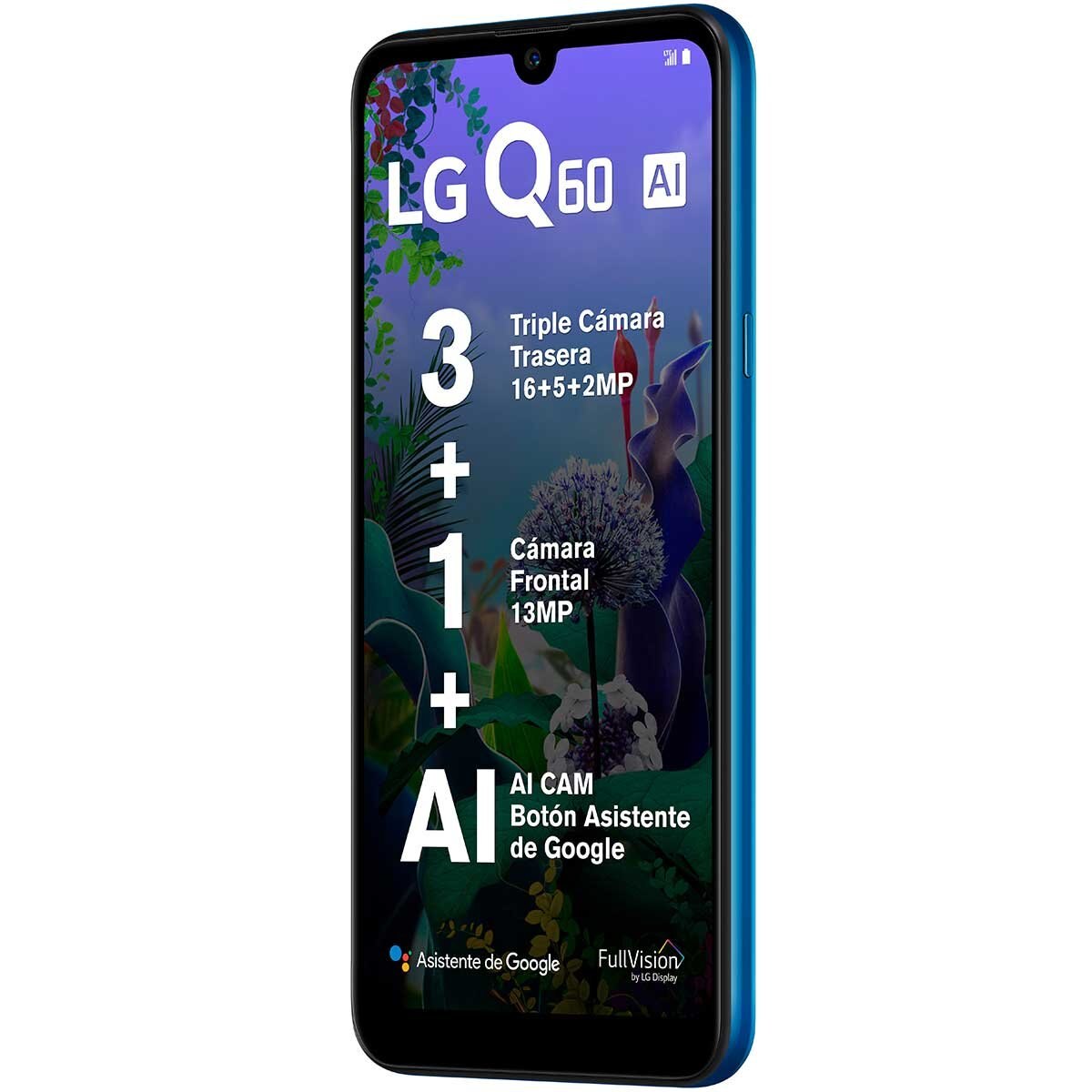 Celular Lg Q60 Lm-X525Ha Color Azul R9 (Telcel)