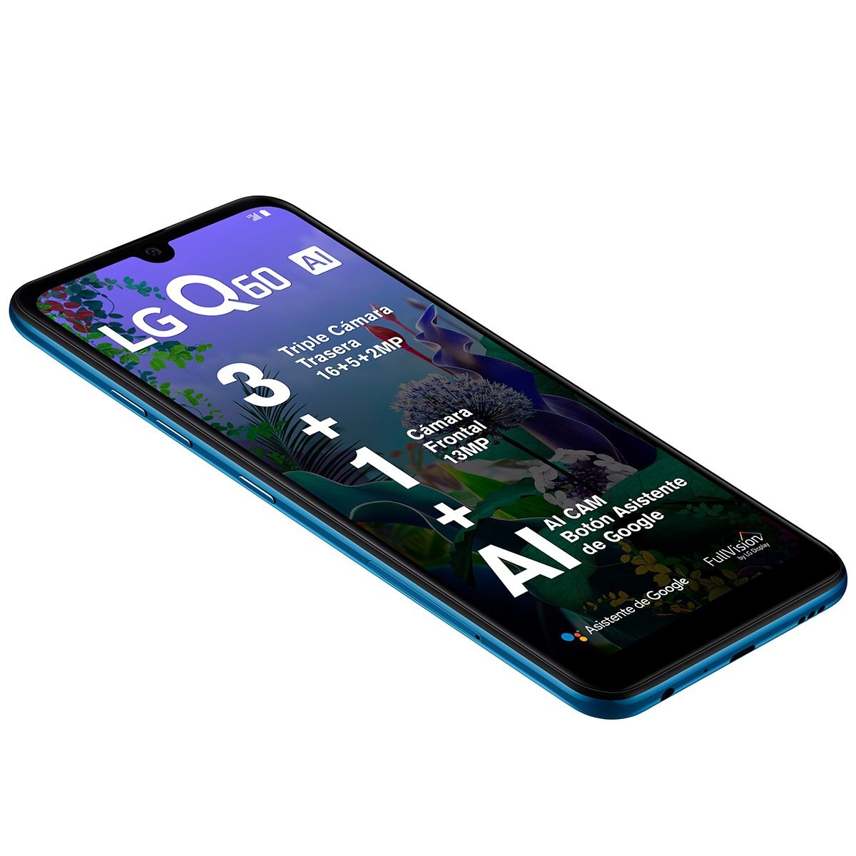 Celular Lg Q60 Lm-X525Ha Color Azul R9 (Telcel)