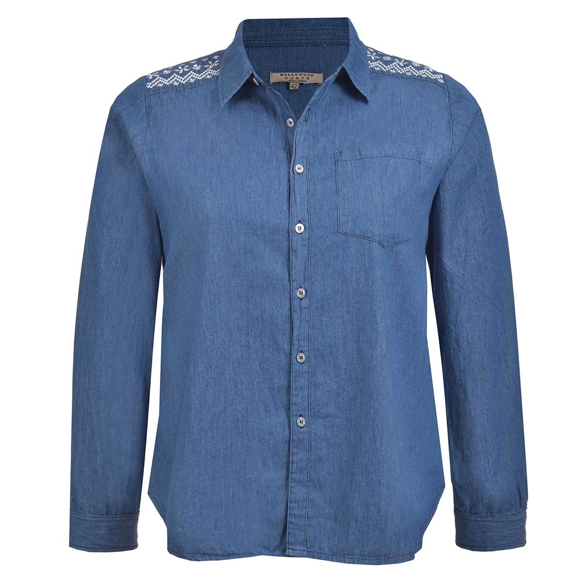 camisas de mezclilla para dama