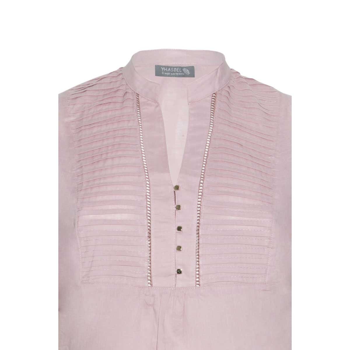 Blusa Camisera Detalle Alforzas Yhasbel