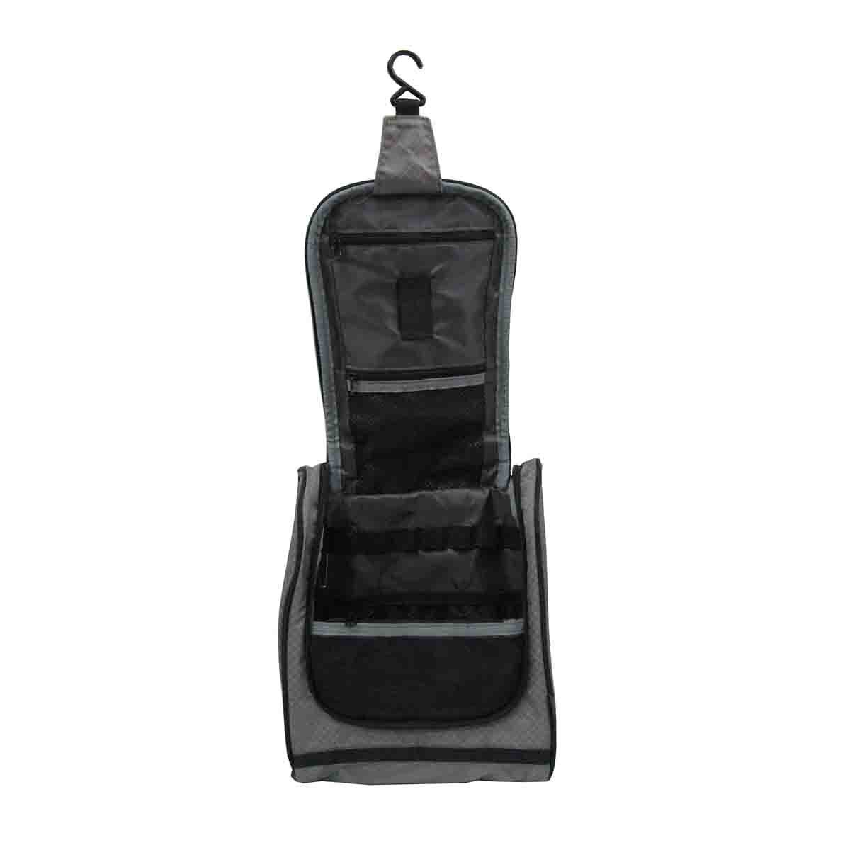 Estuche de Viaje Color Negro con Gris Boscaini