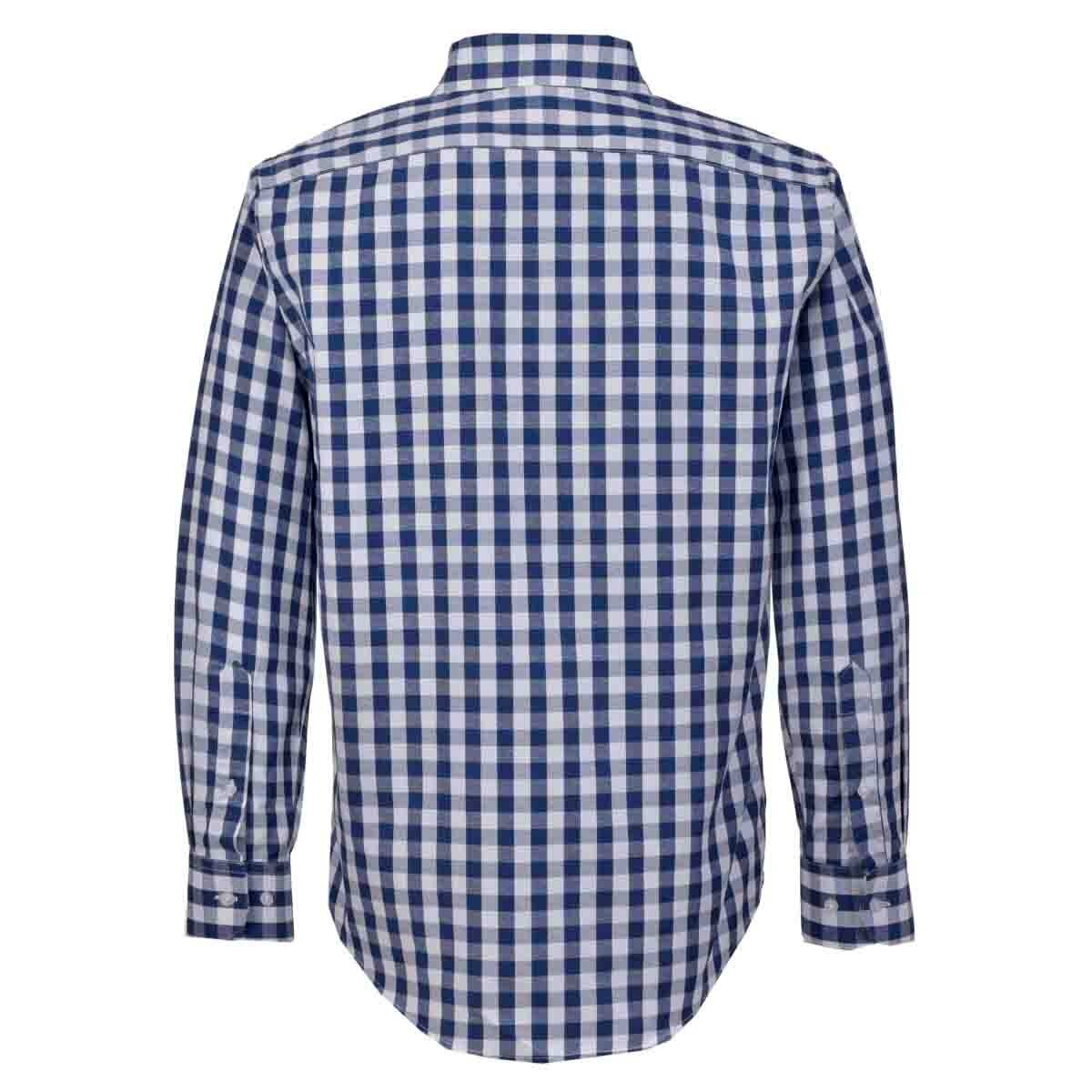 Camisa Casual Atlanta Manga Larga Color Azul Carlo Corinto