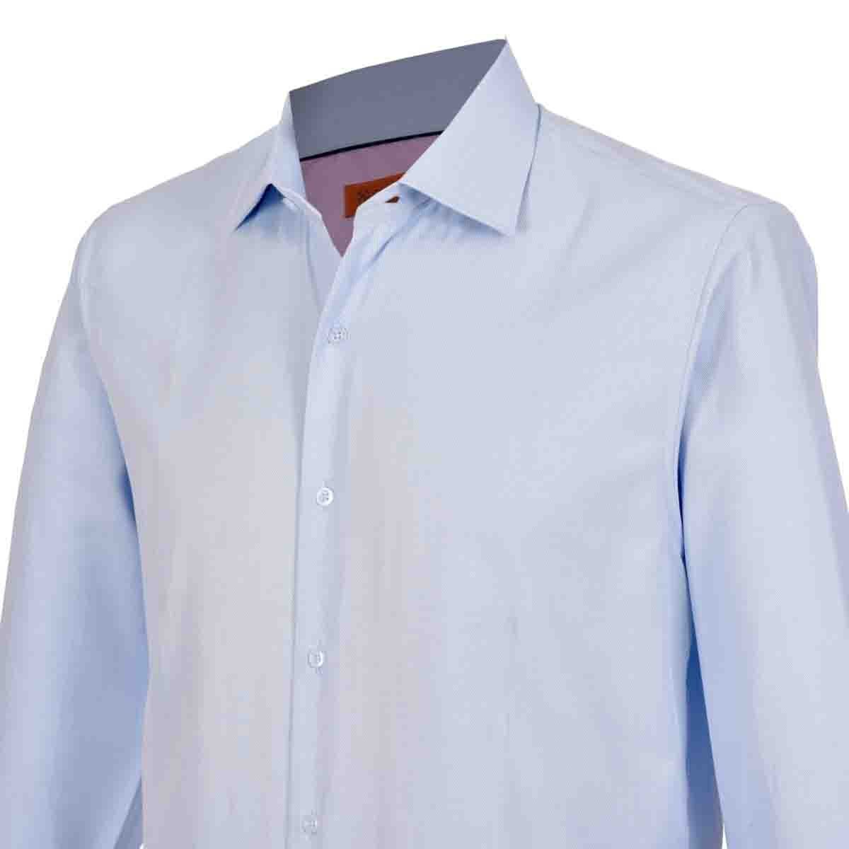 Download Camisa de vestir slim fit color azul claro carlo corinto - Sears