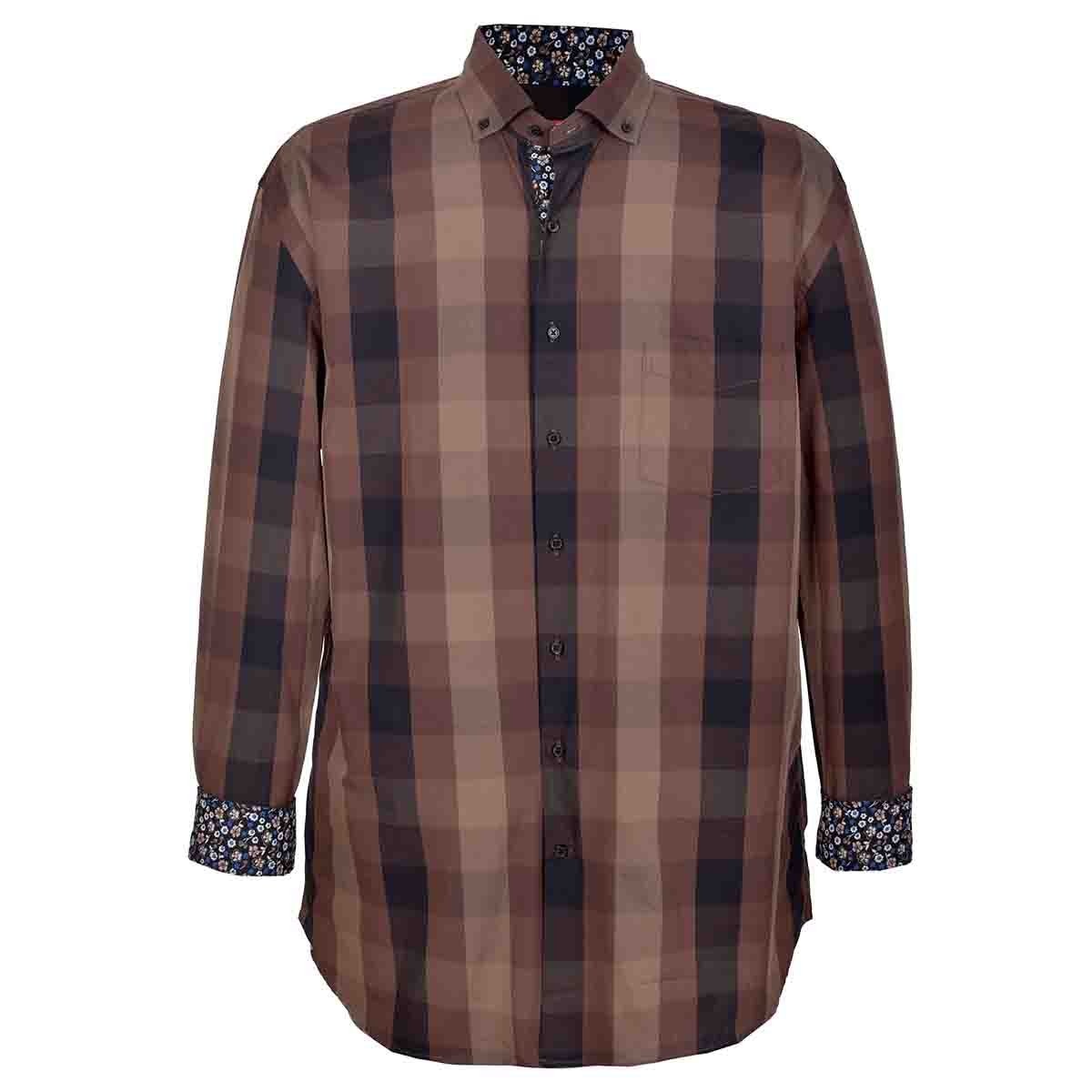 Camisa Manga Larga Color Café J. Opus