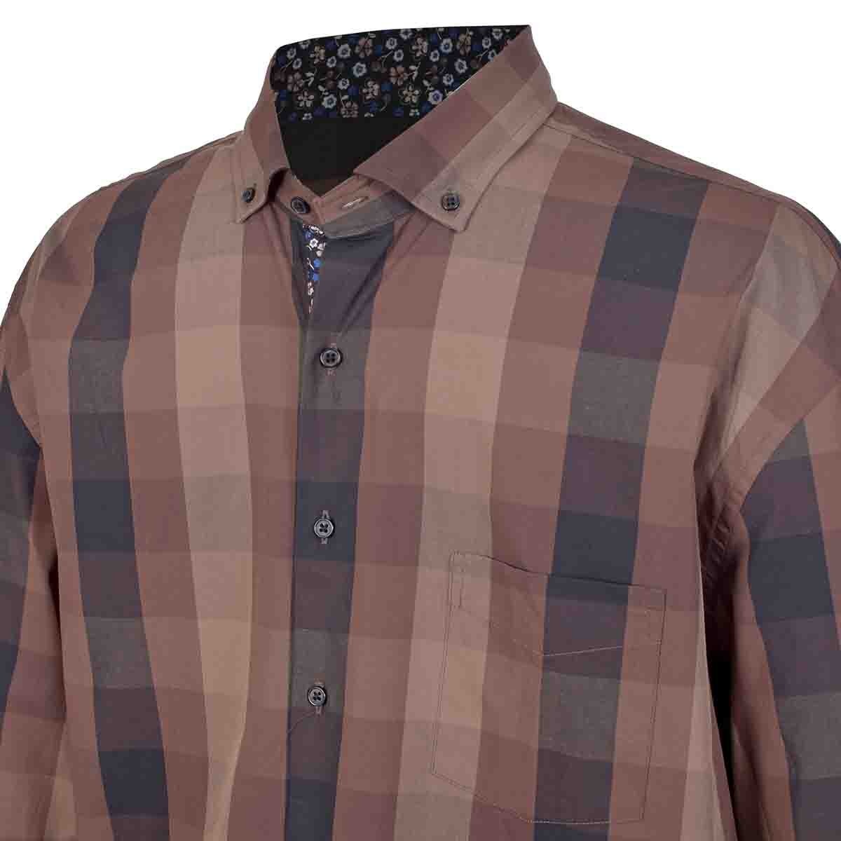 Camisa Manga Larga Color Café J. Opus