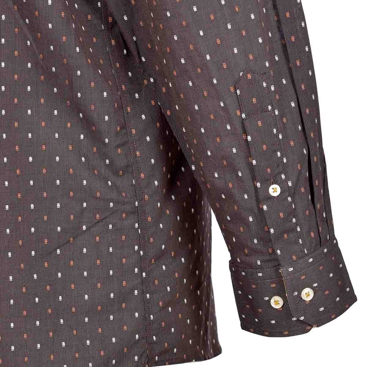 Camisa Manga Larga Color Café J. Opus