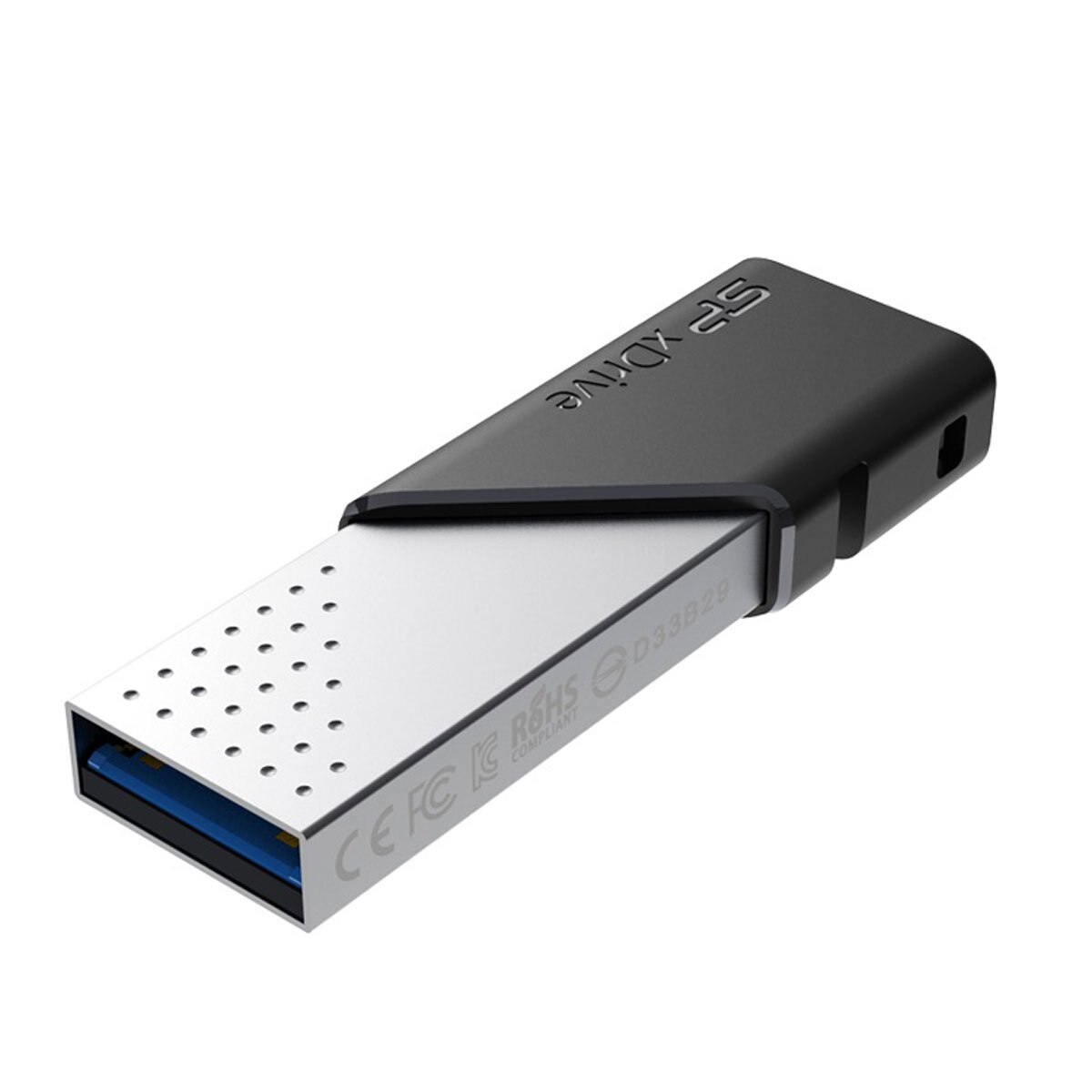 Usb Ligthning 32Gb Z50 Silver Silicon Power