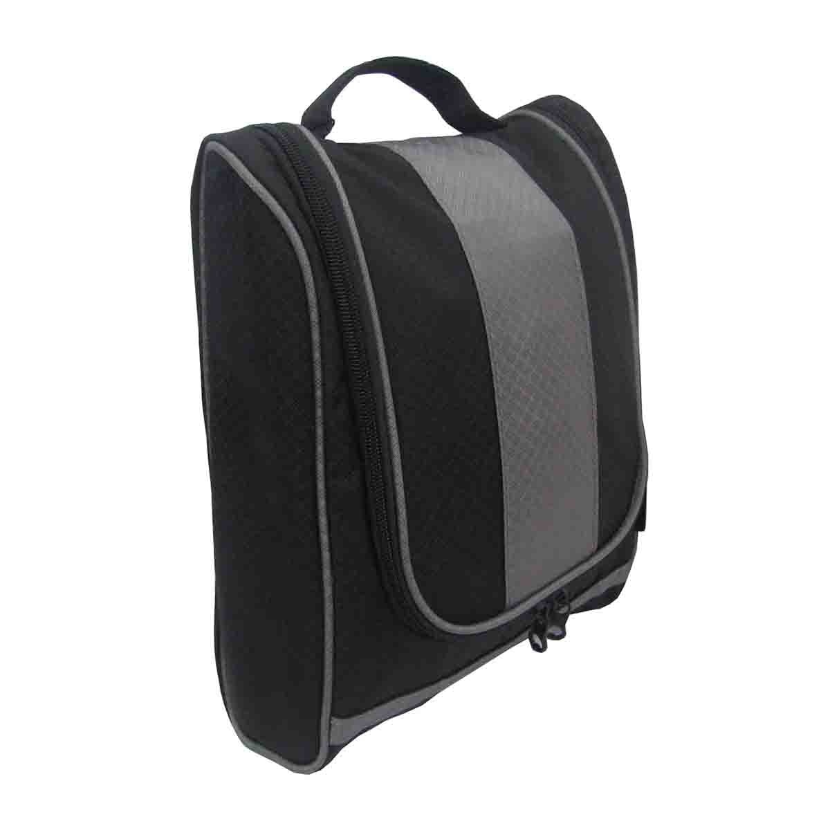 Estuche de Viaje Color Negro con Gris Boscaini