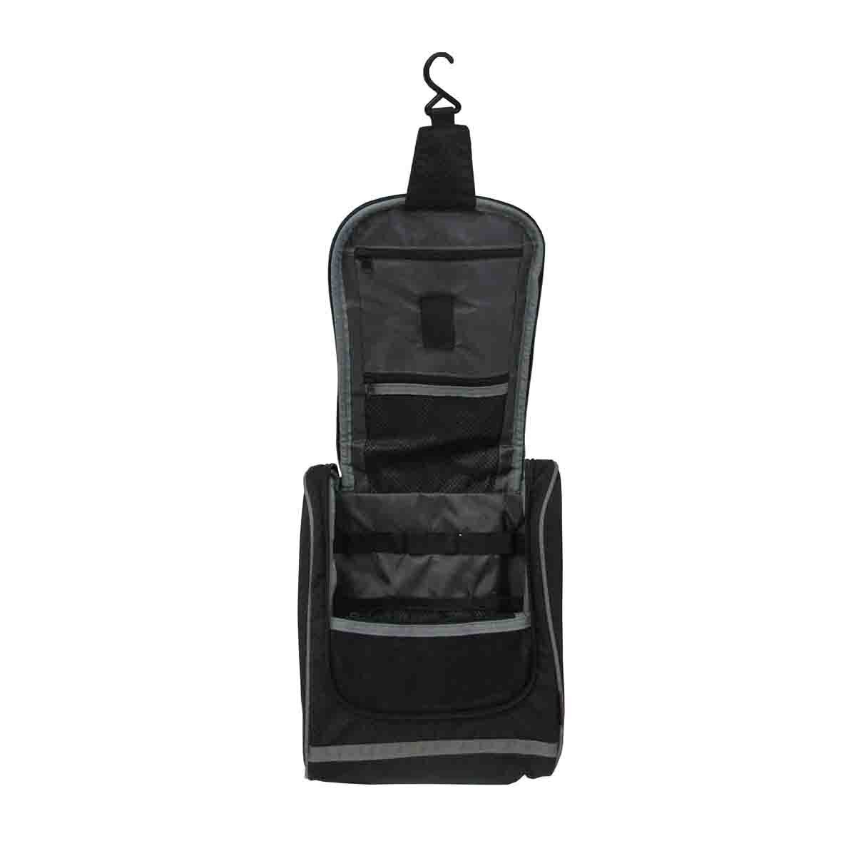 Estuche de Viaje Color Negro con Gris Boscaini