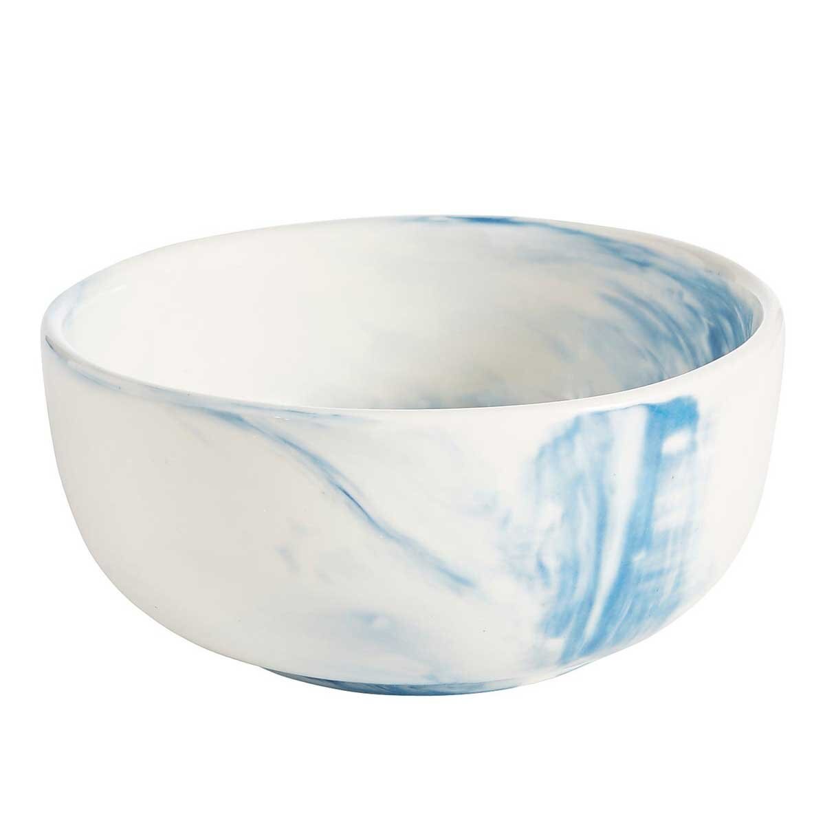 Bowl Marble Glaze Blue Pier 1 Imports
