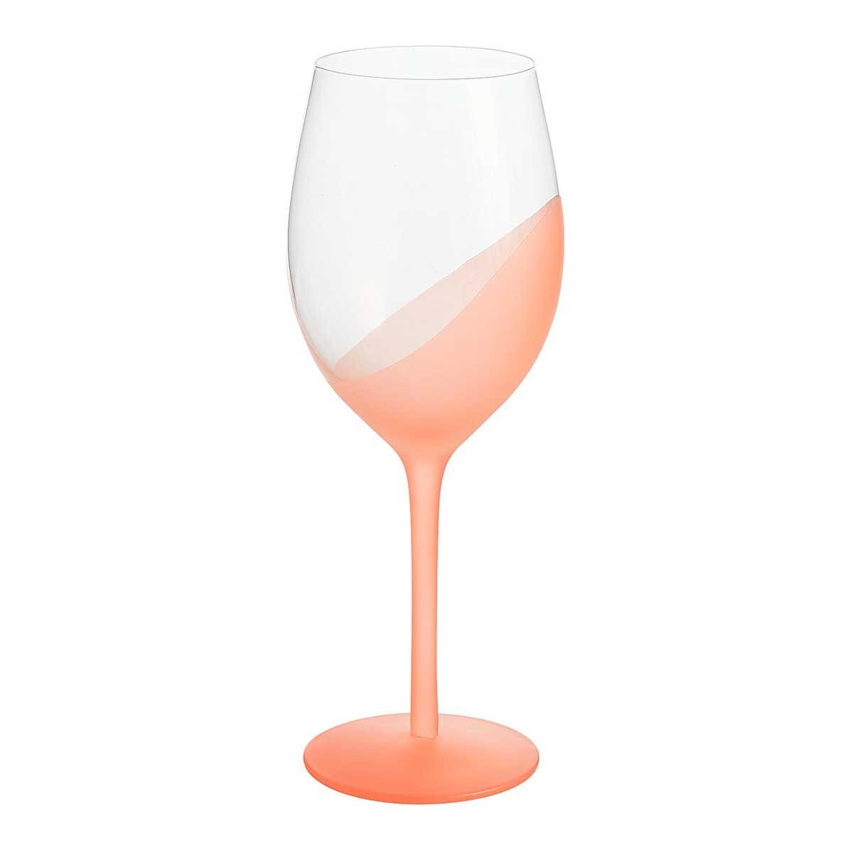 Copa Mattle Pink Dipped Goblet Pier 1 Imports