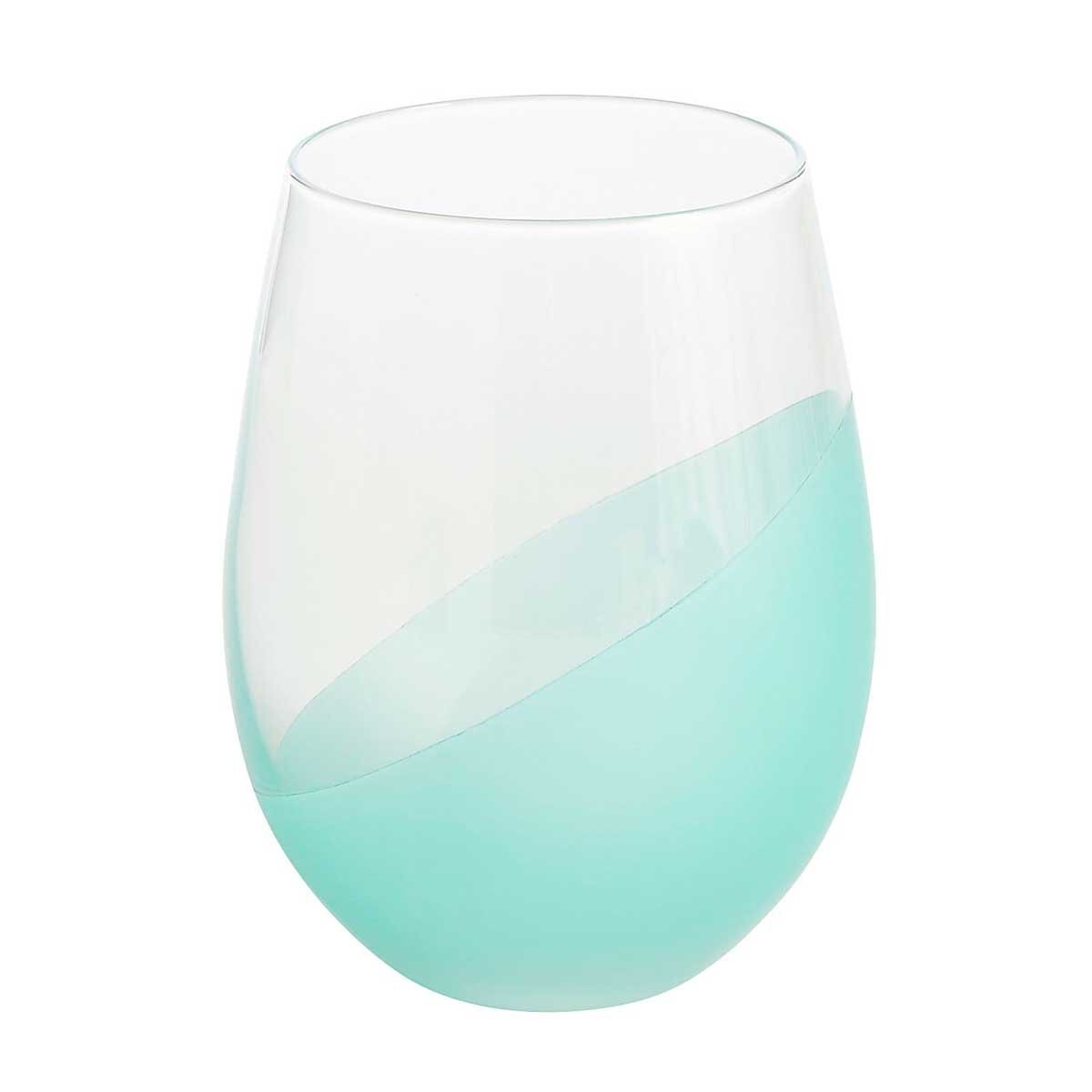 Copa Matte Green Dipped Stemless Pier 1 Imports