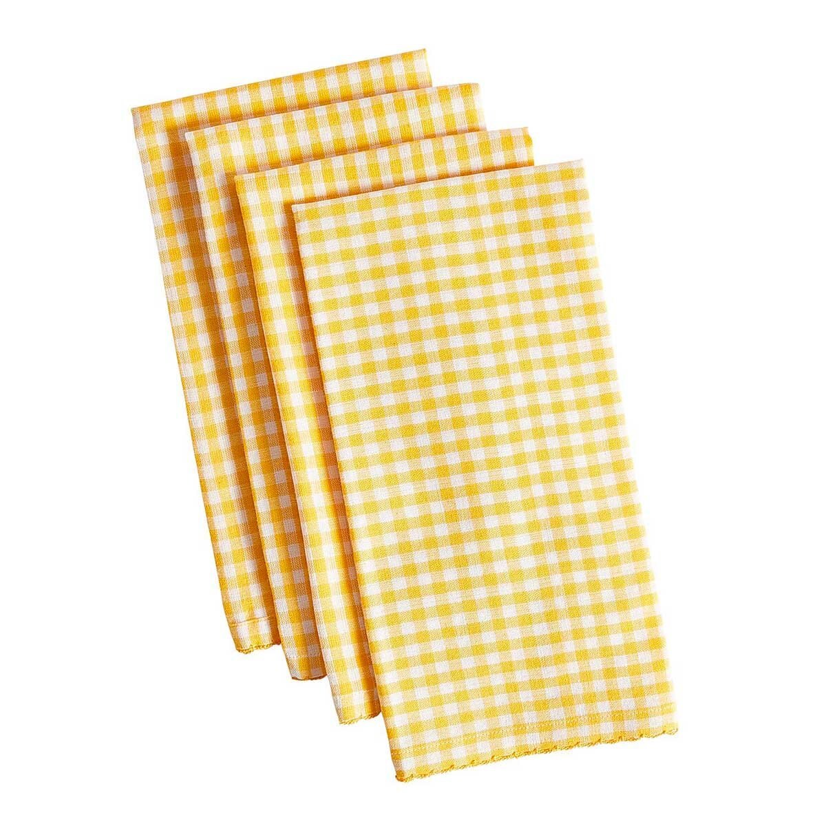 Servilleta Individual Yellow & White Gingham Pier 1 Imports