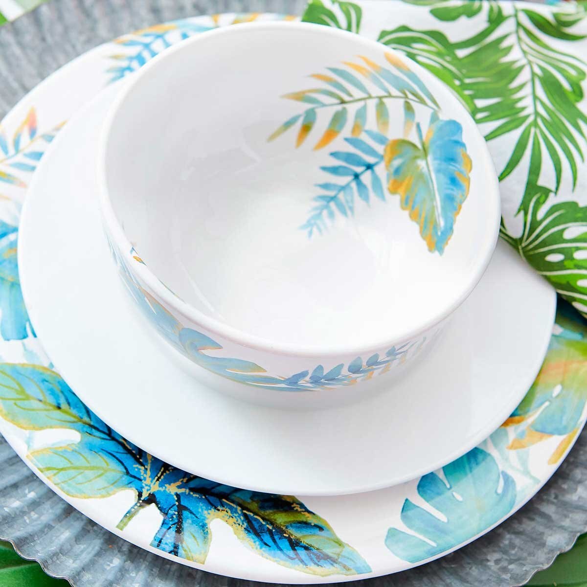 Plato para Ensalada Tropical Palm Pier 1 Imports