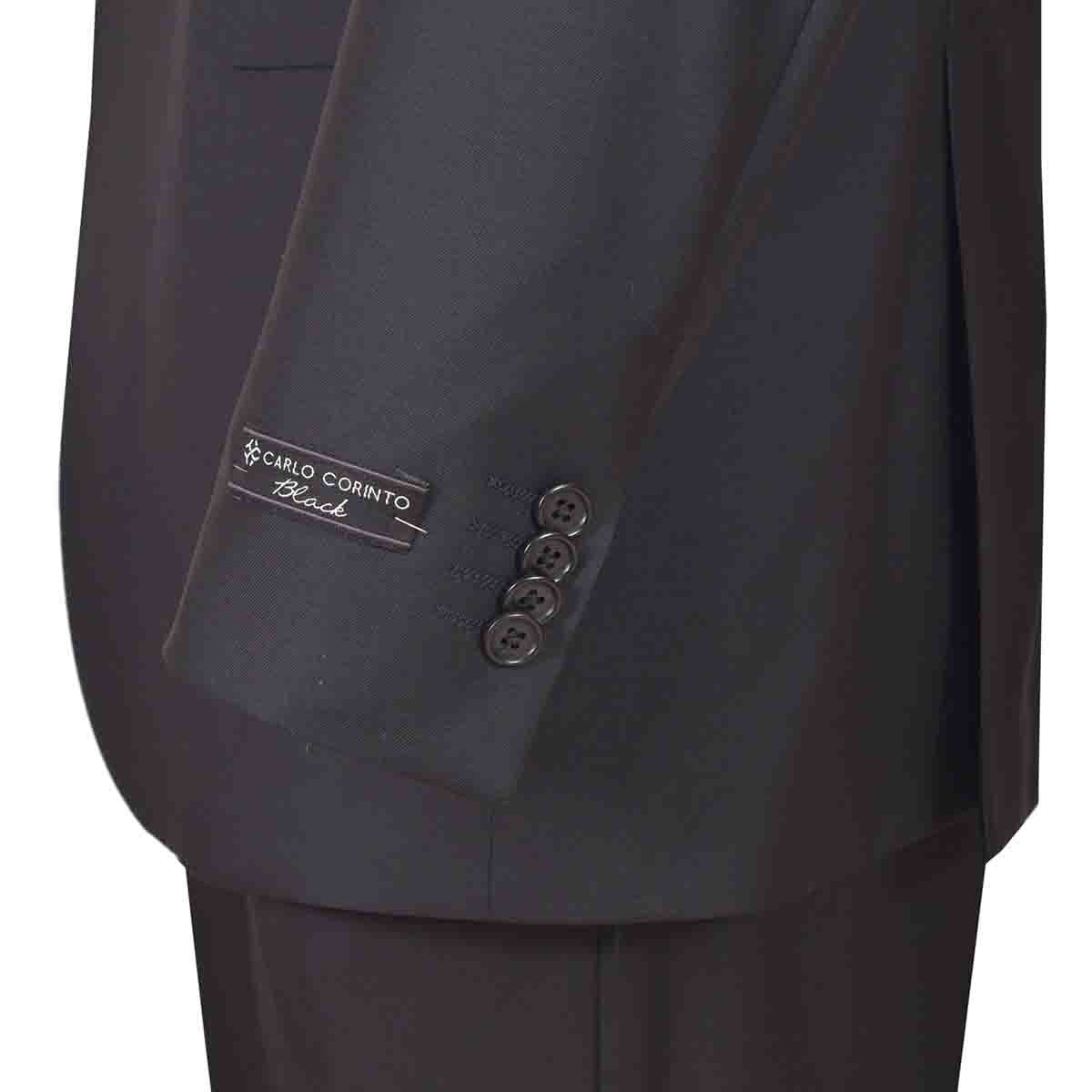 Traje Color Negro Carlo Corinto