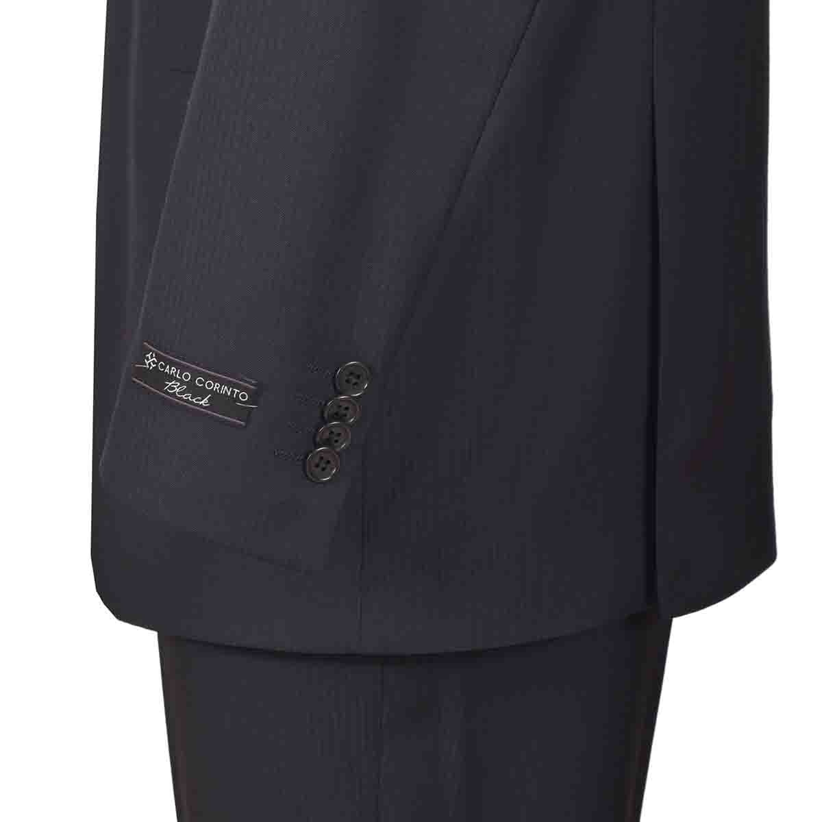 Traje Color Negro Carlo Corinto