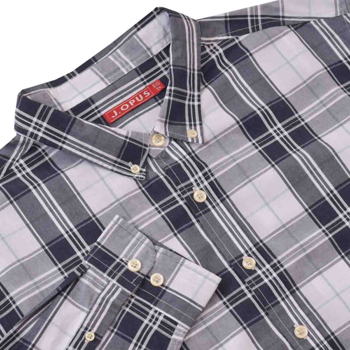 Camisa Manga Larga a Cuadros J. Opus