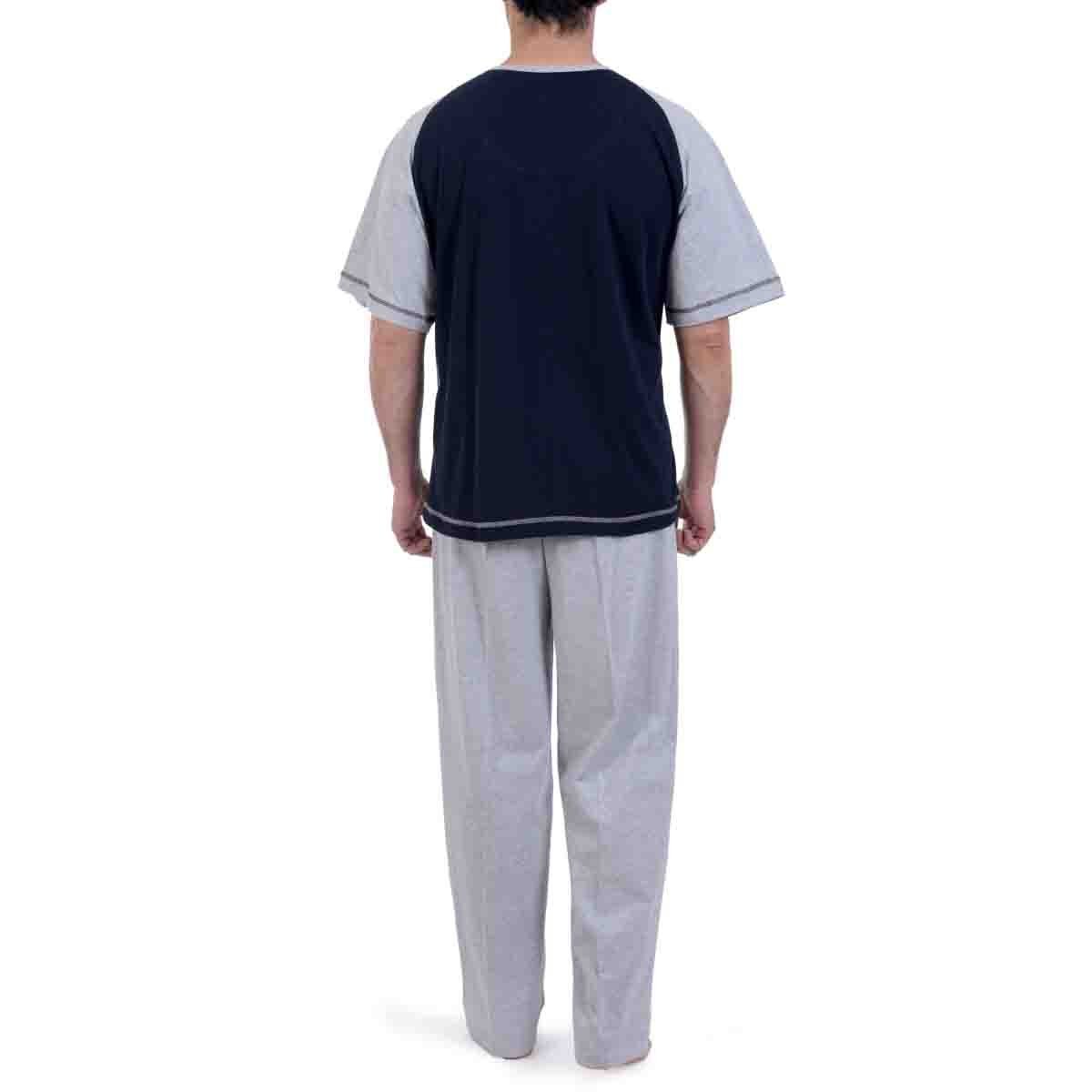 Pijama con Pantalón Color Marino Combinado Star West