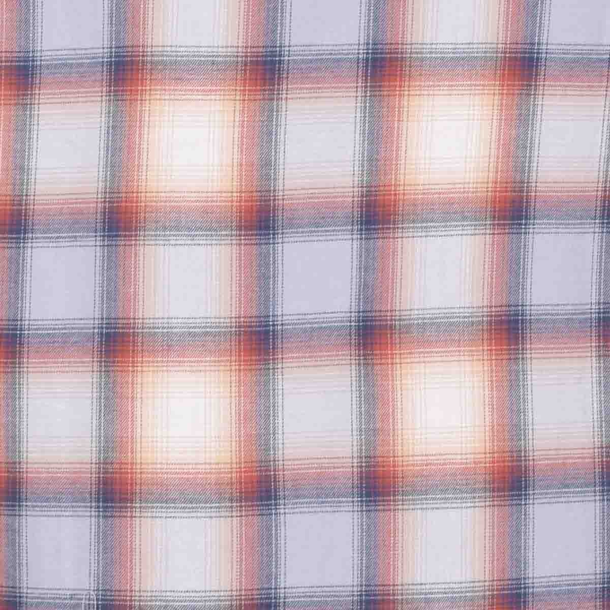 Camisa Manga Larga a Cuadros Color Azul Combinado Jeanious Plus