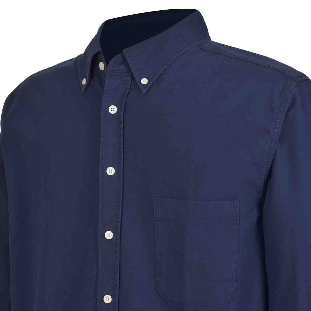 Camisa Manga Larga Color Blanco Jeanious