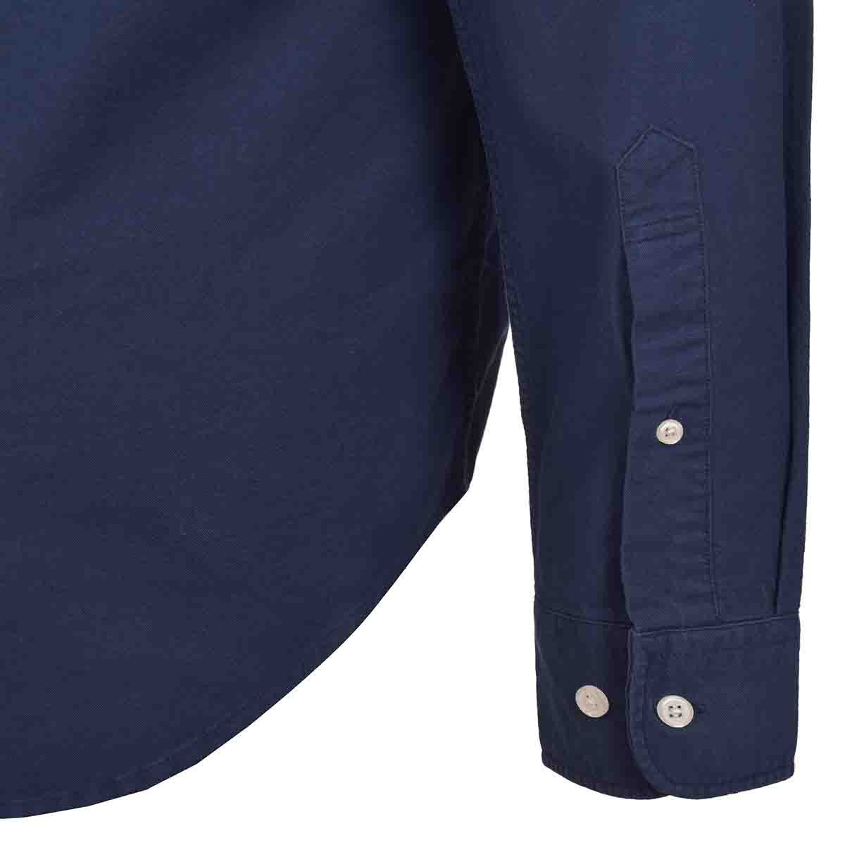 Camisa Manga Larga Color Blanco Jeanious