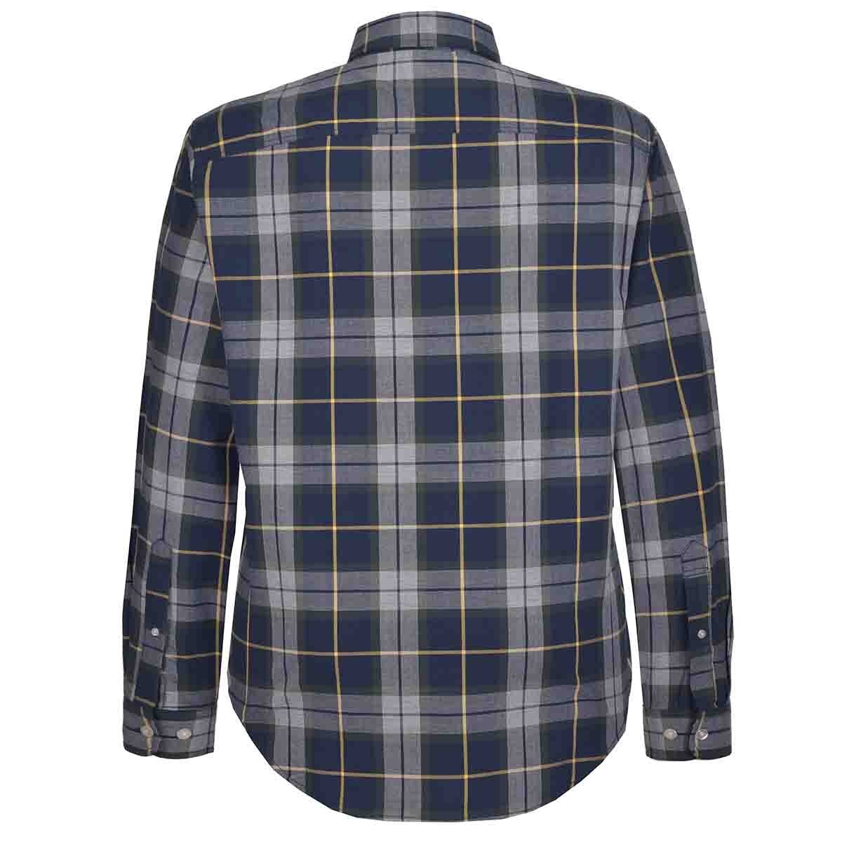 Camisa Manga Larga a Cuadros Color Verde Combinado Jeanious para Caballero