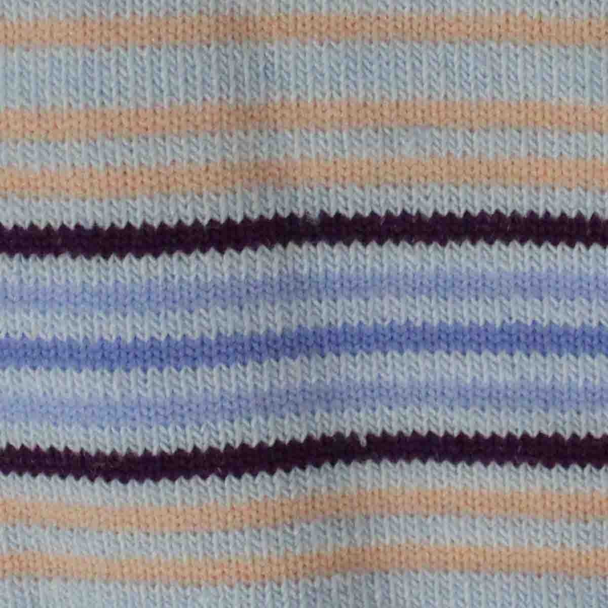 Calcetín de Vestir para Caballero Color Azul Claro con Rayas Multicolor Pierre Cardin