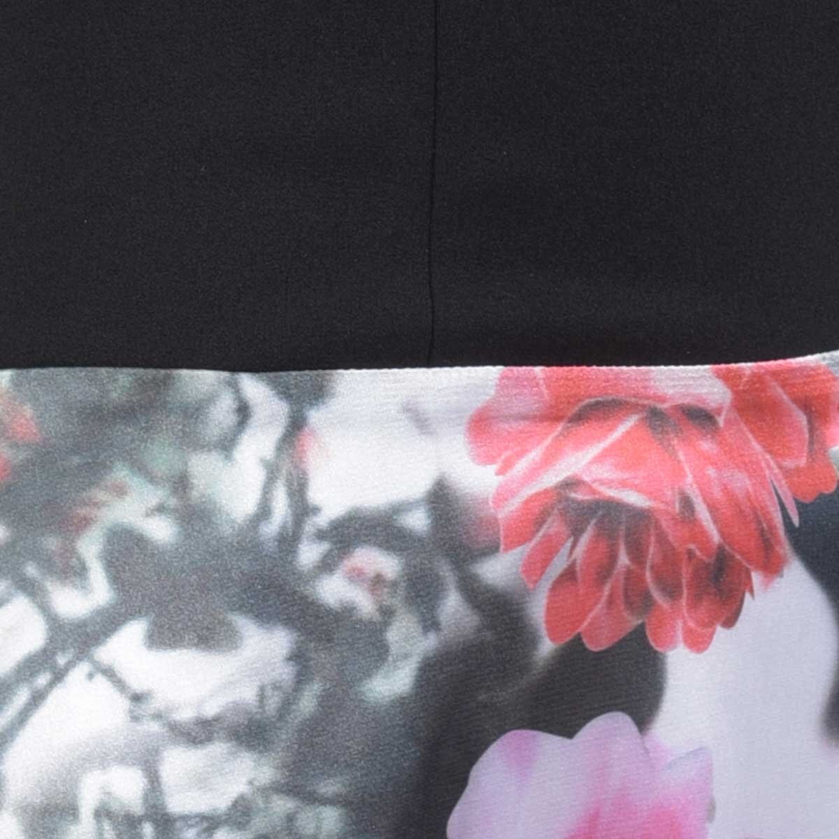 Vestido off Shoulder Falda Estampada Nikki Italy