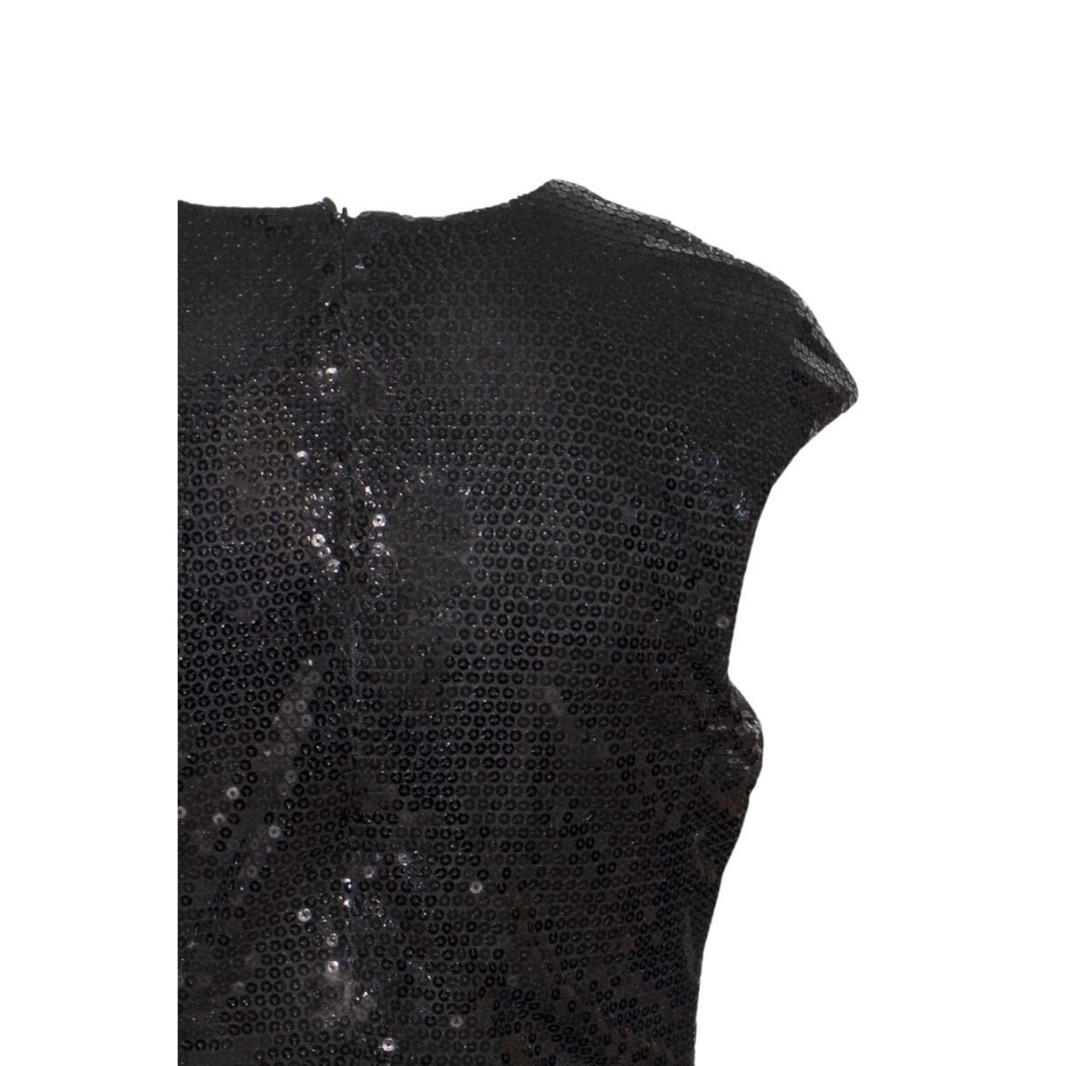 Vestido Manga Corta con Lentejuela Projekt para Dama