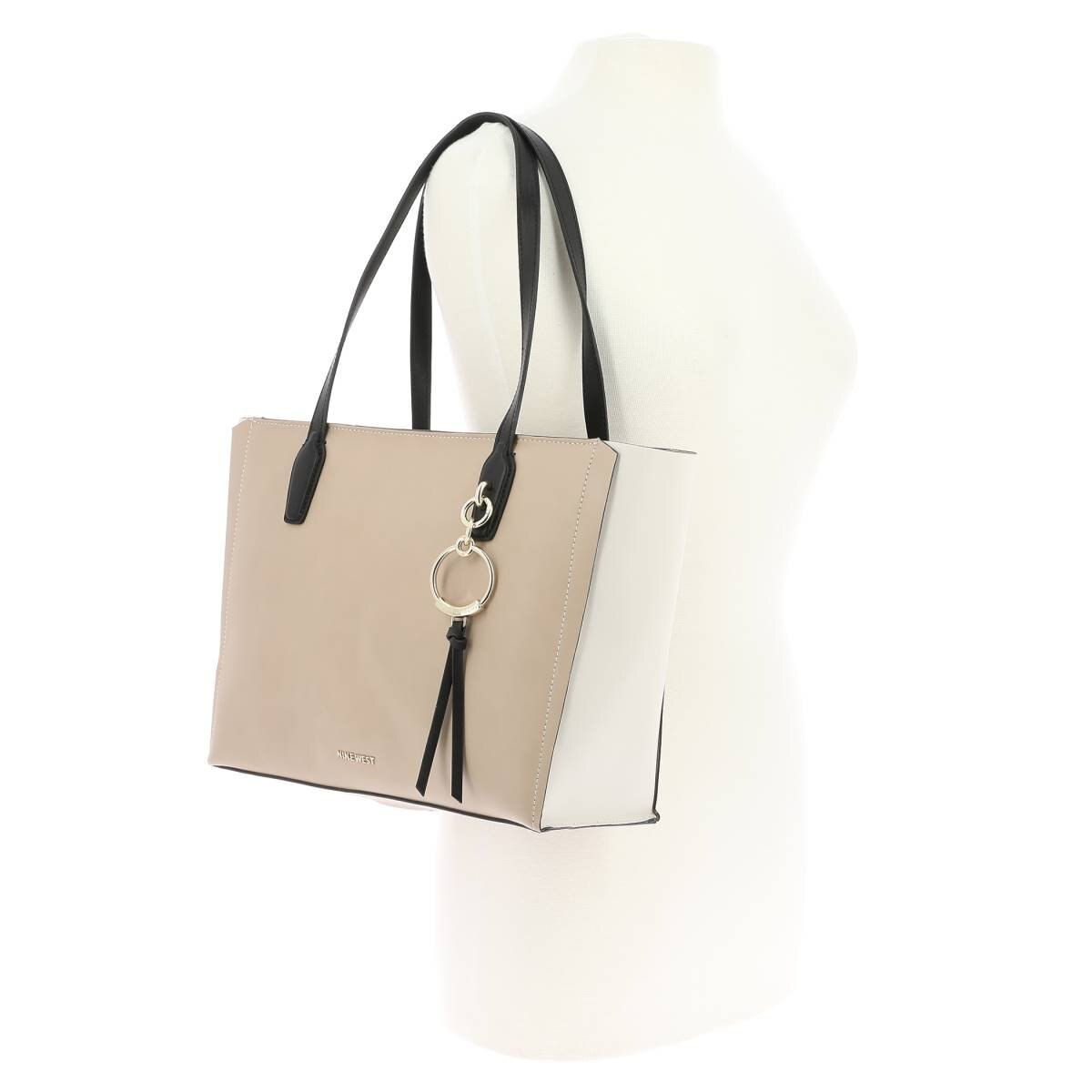 Tote Beige con Aplicaci n en Metal Nine West