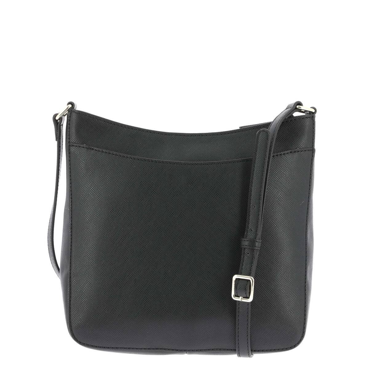 Satchel Negro con Aplicación en Metal Nine West