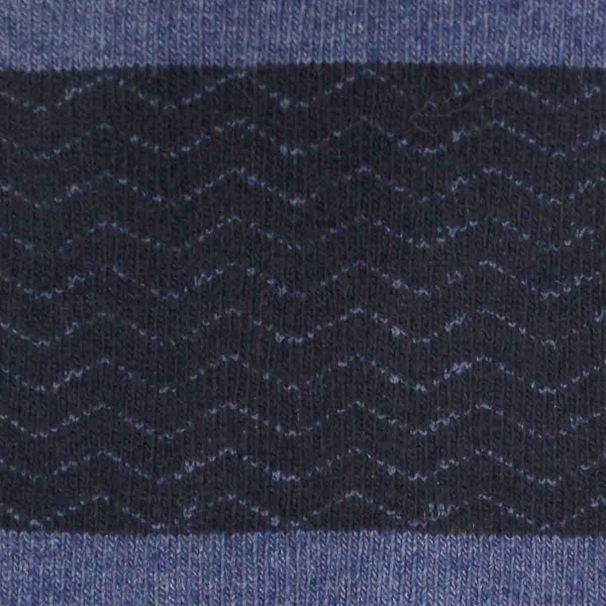 Calcetín de Vestir para Caballero Color Café con Rayas Multicolor Pierre Cardin