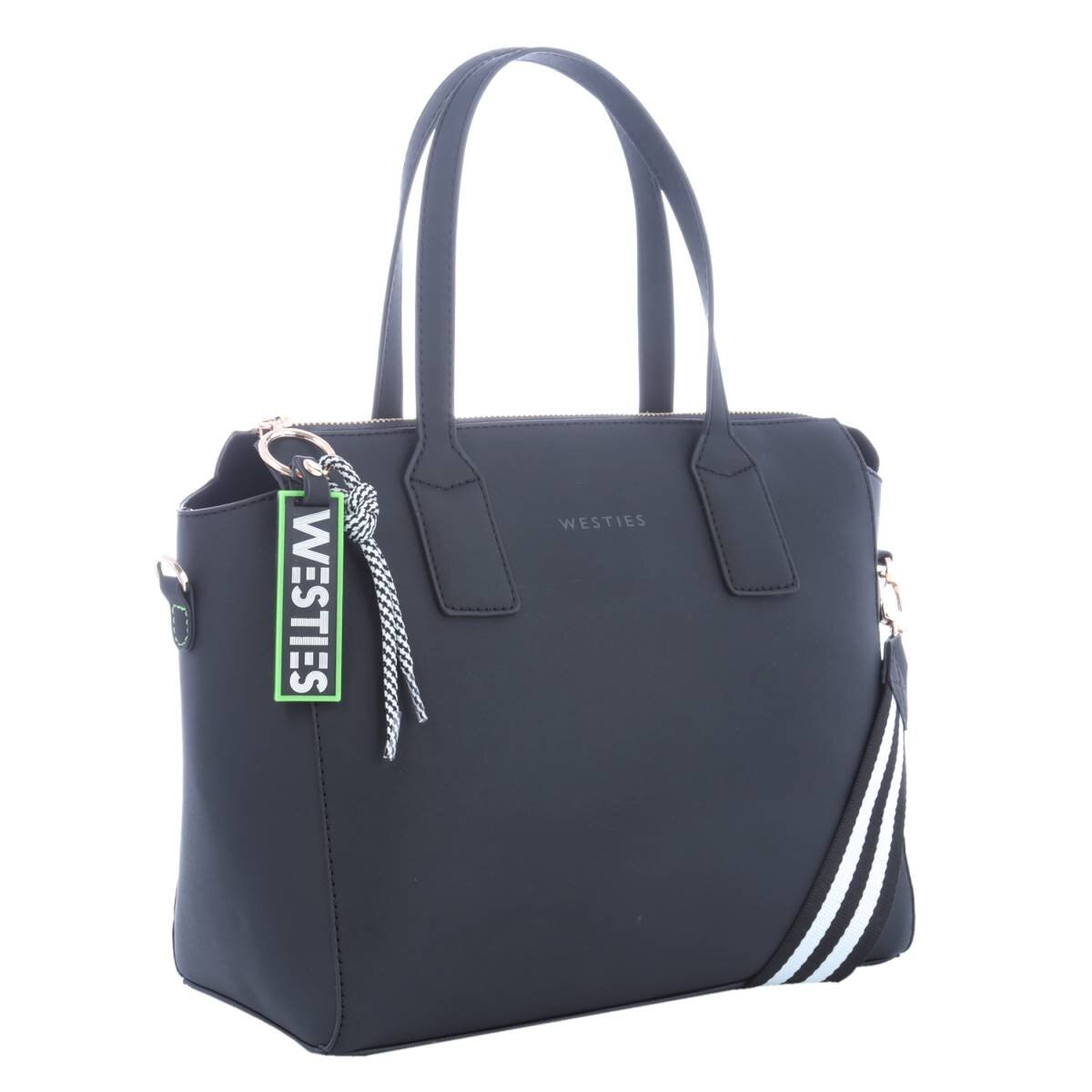 Satchel Negro con Charm Westies