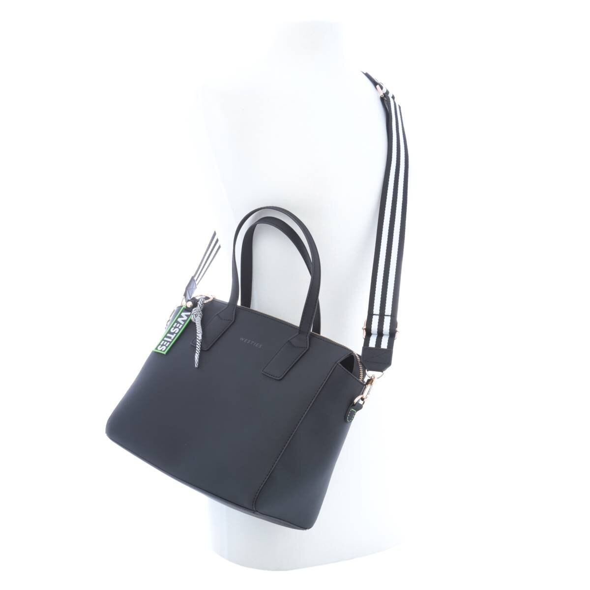 Satchel Negro con Charm Westies