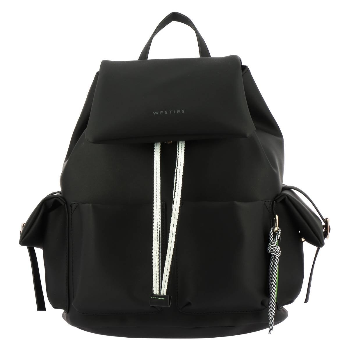 Backpack Negro con Charm Westies