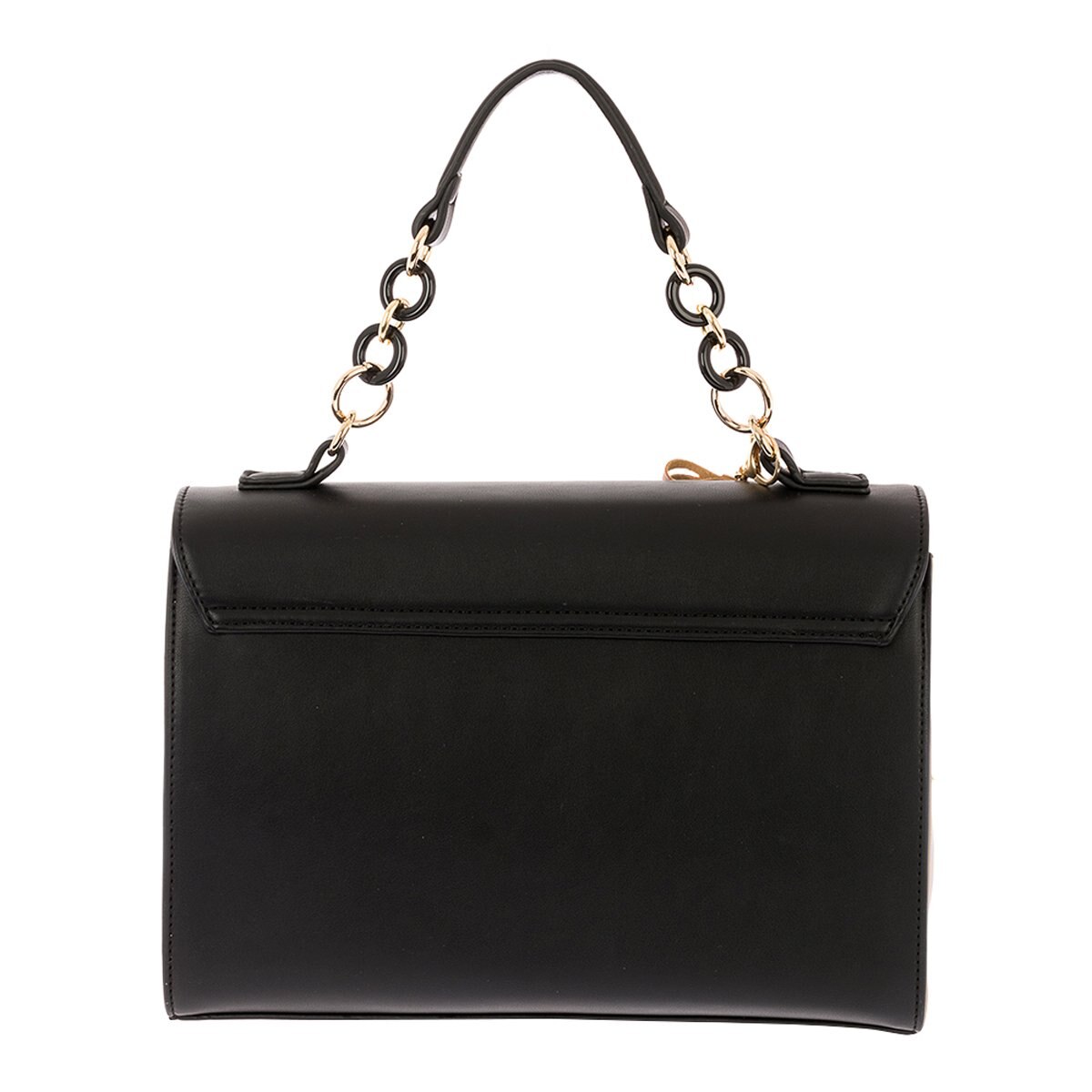 Bolso Negro con Pompón Jennyfer
