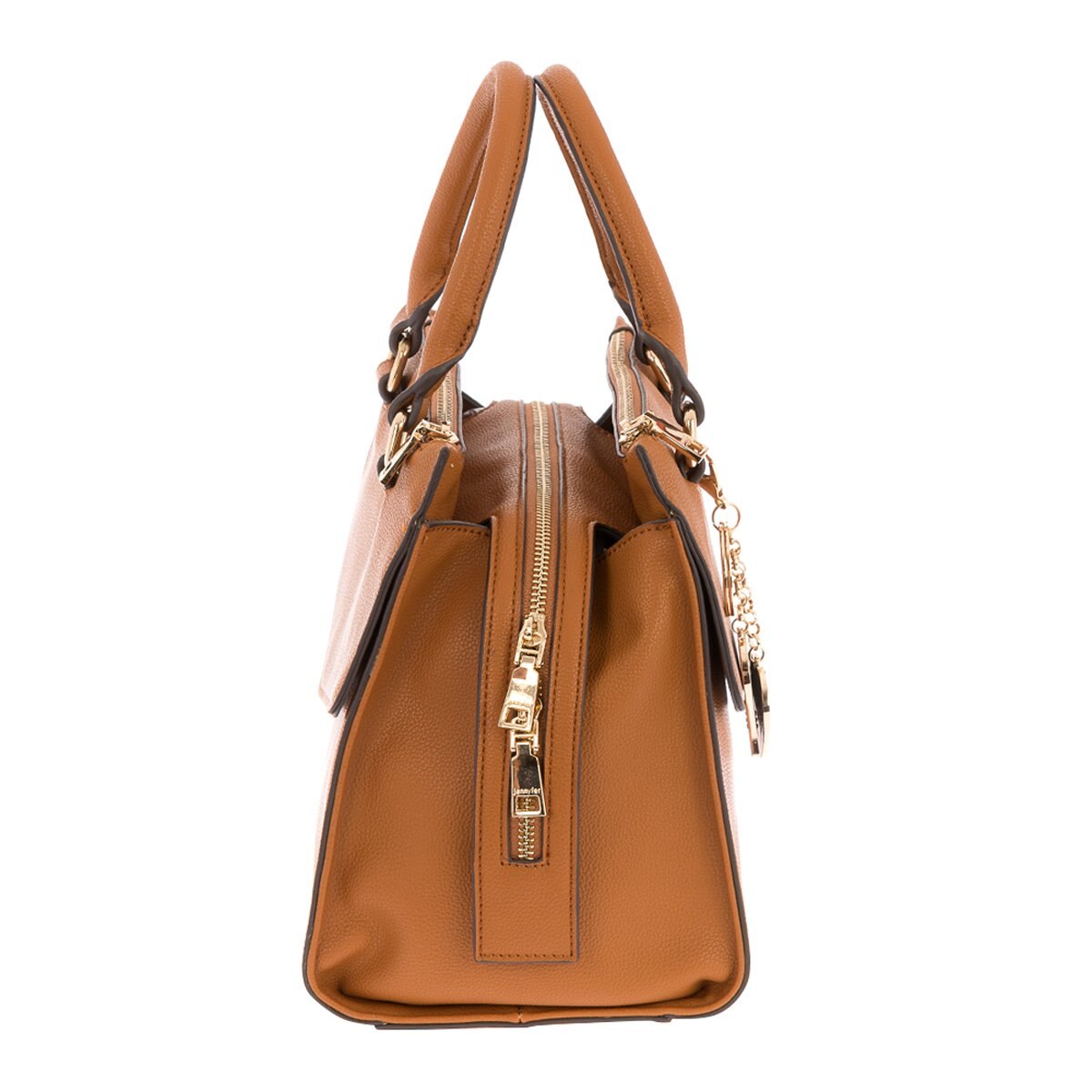 Bolso Camel con Llavero Jennyfer