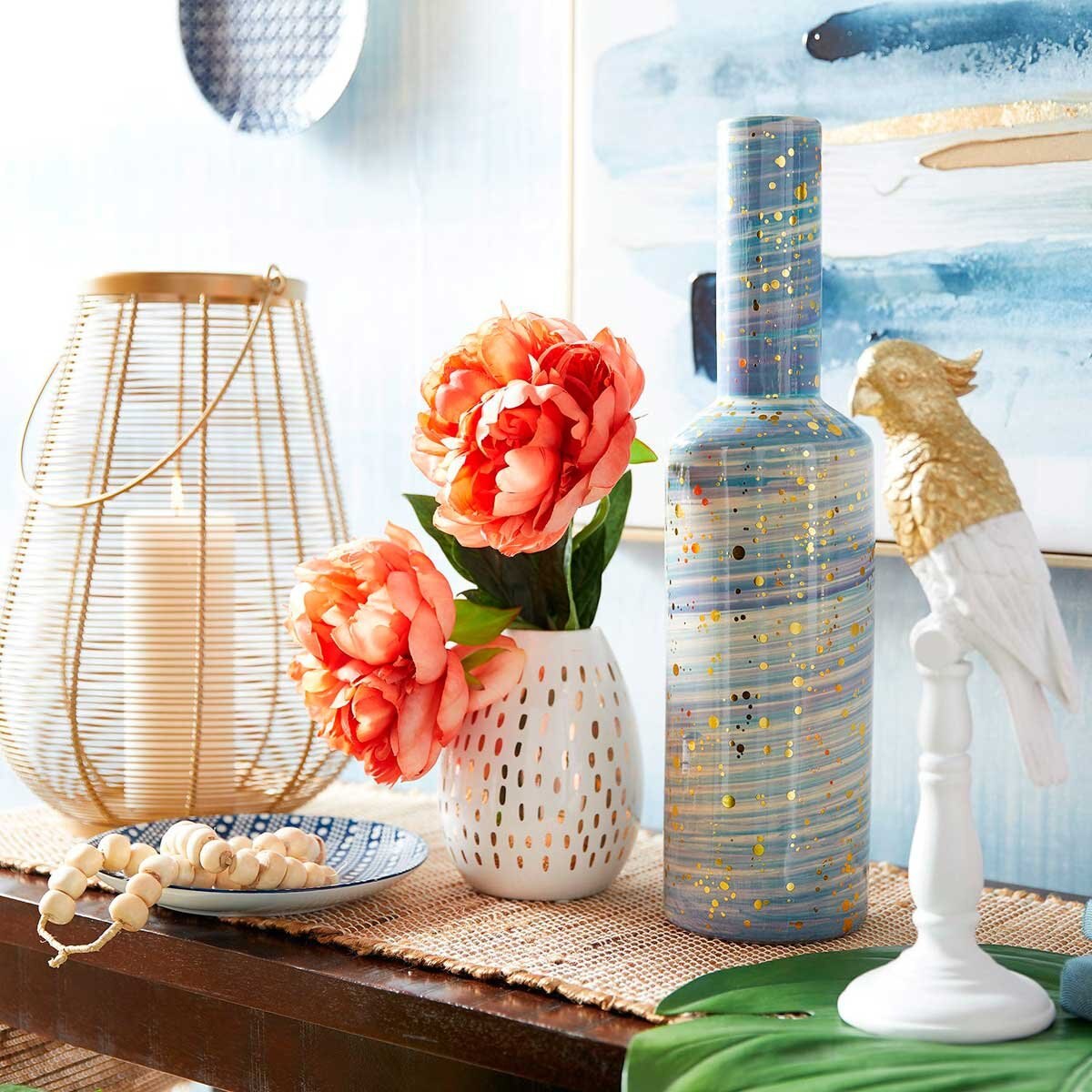 Linterna Grande Clyde Golden Wire Pier 1 Imports