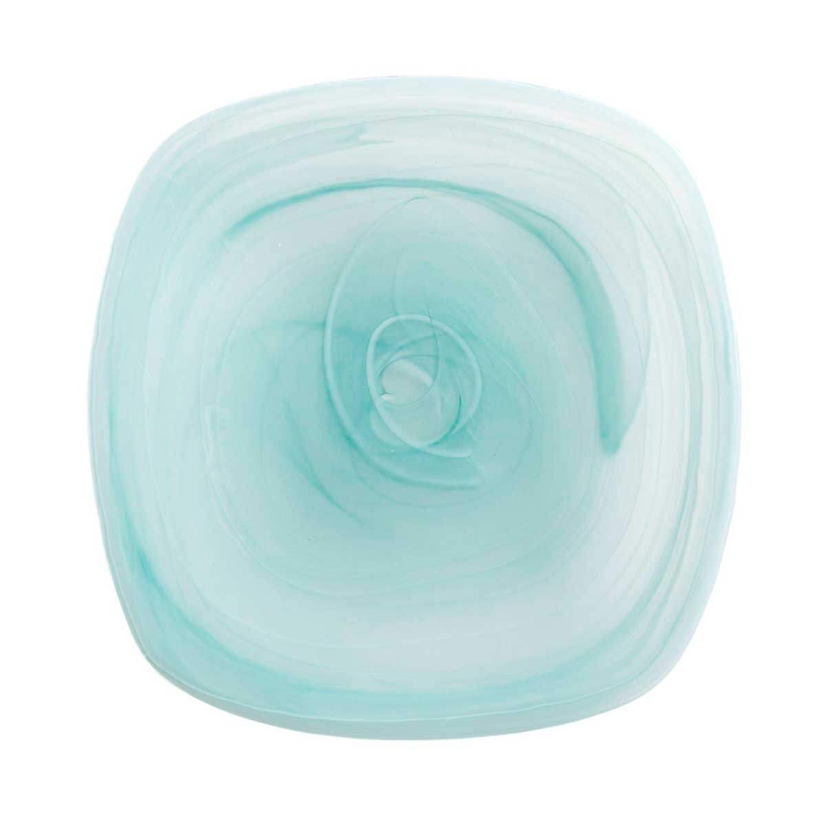 Plato para Ensalada Alabaster Aqua Square Pier 1 Imports