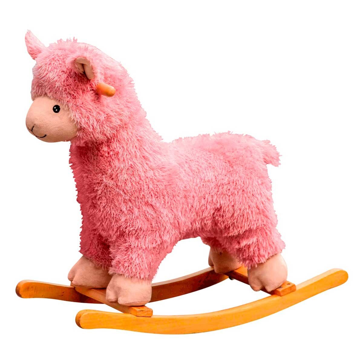 Montable Mecedor Llama Rosa Flying Wheel