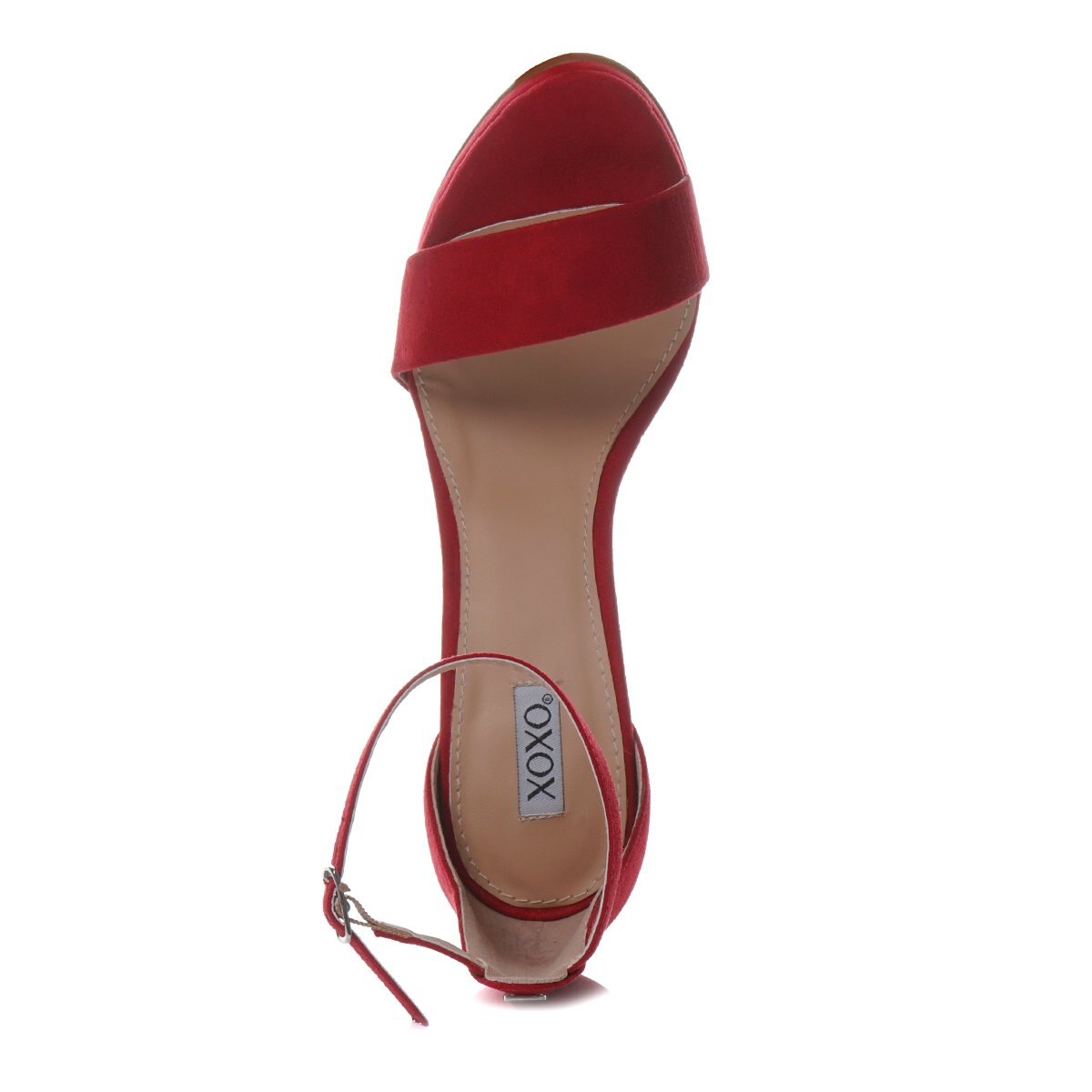 Sandalia Roja con Pulsera al Tobillo Xoxo