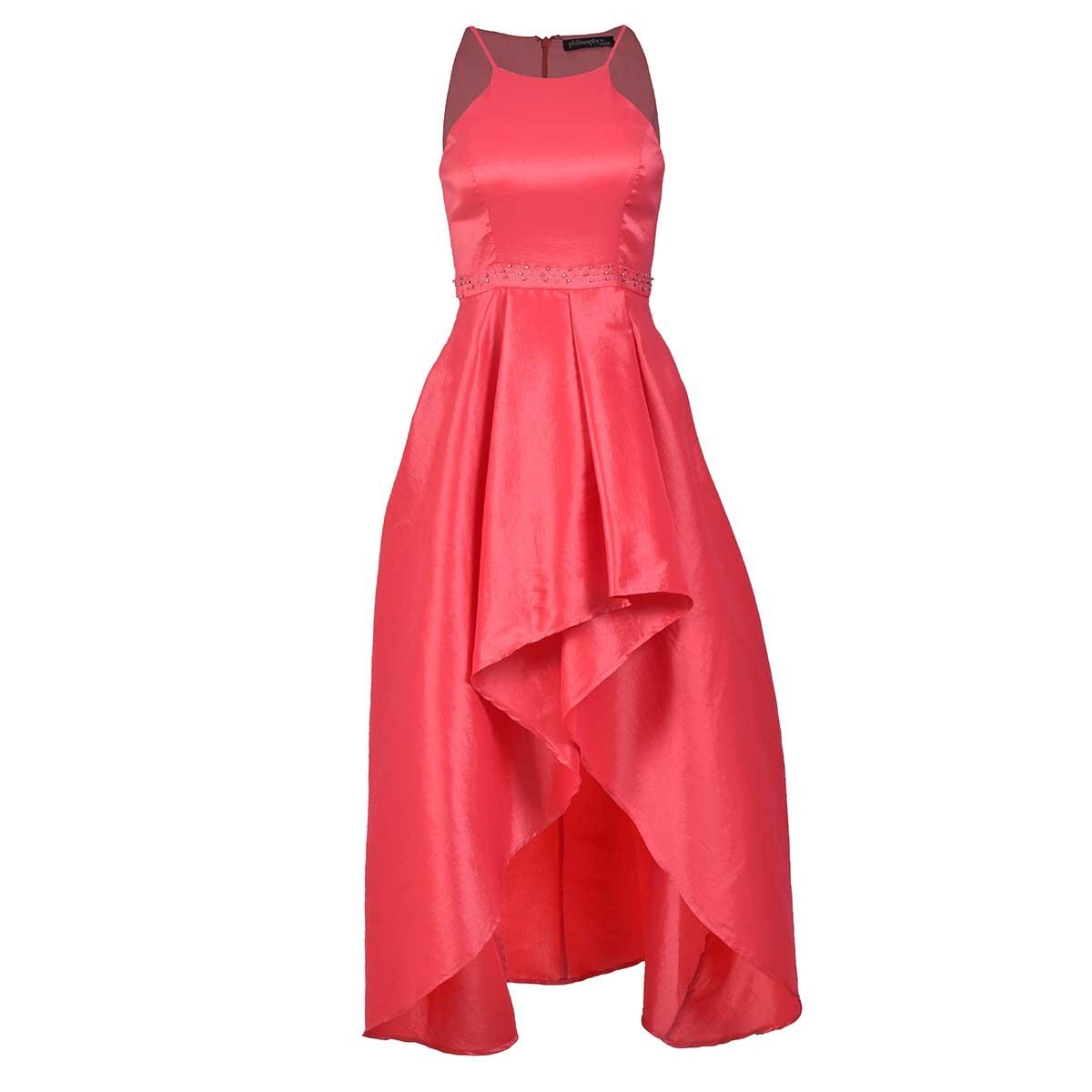 Vestido Hi Low Talle Bordado Philosophy Jr. Nights