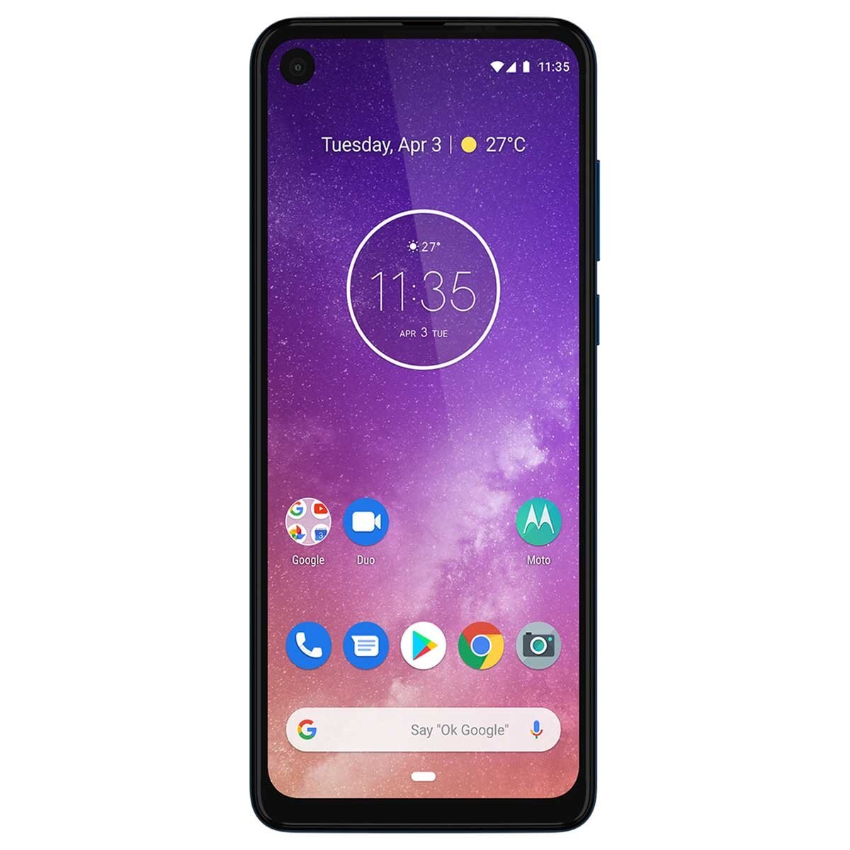 Celular Motorola One Vision Xt1970-2 Color Azul R9 (Telcel)