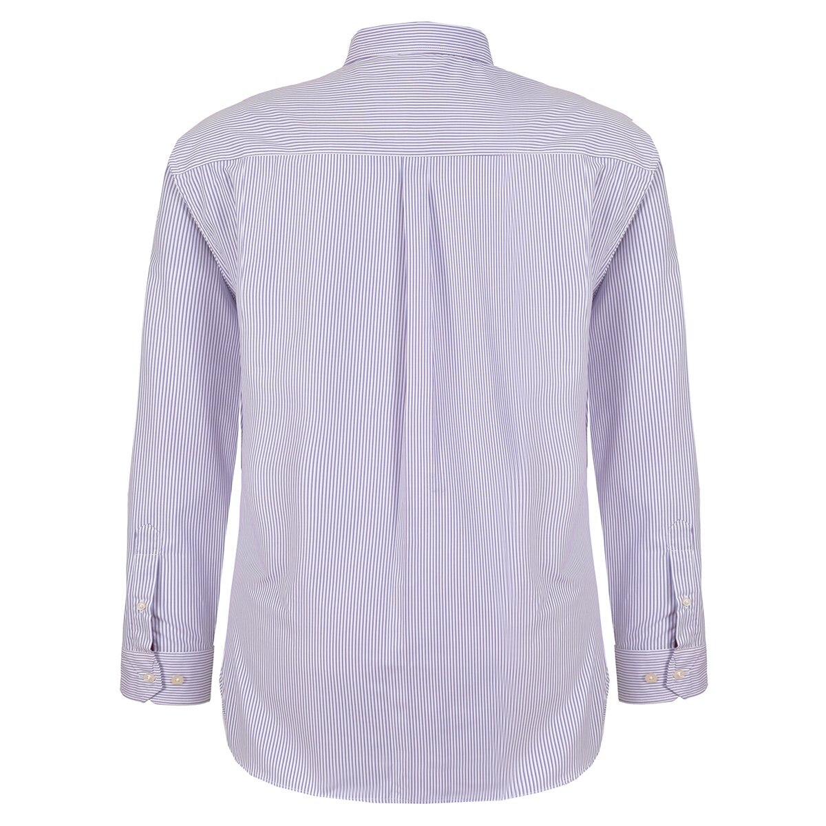 Camisa Manga Larga a Rayas Color Rojo Polo Club