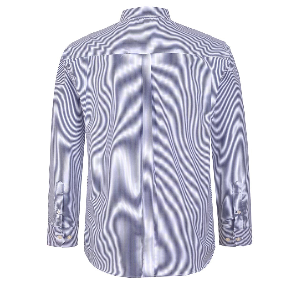 Camisa Manga Larga a Rayas Color Azul Polo Club