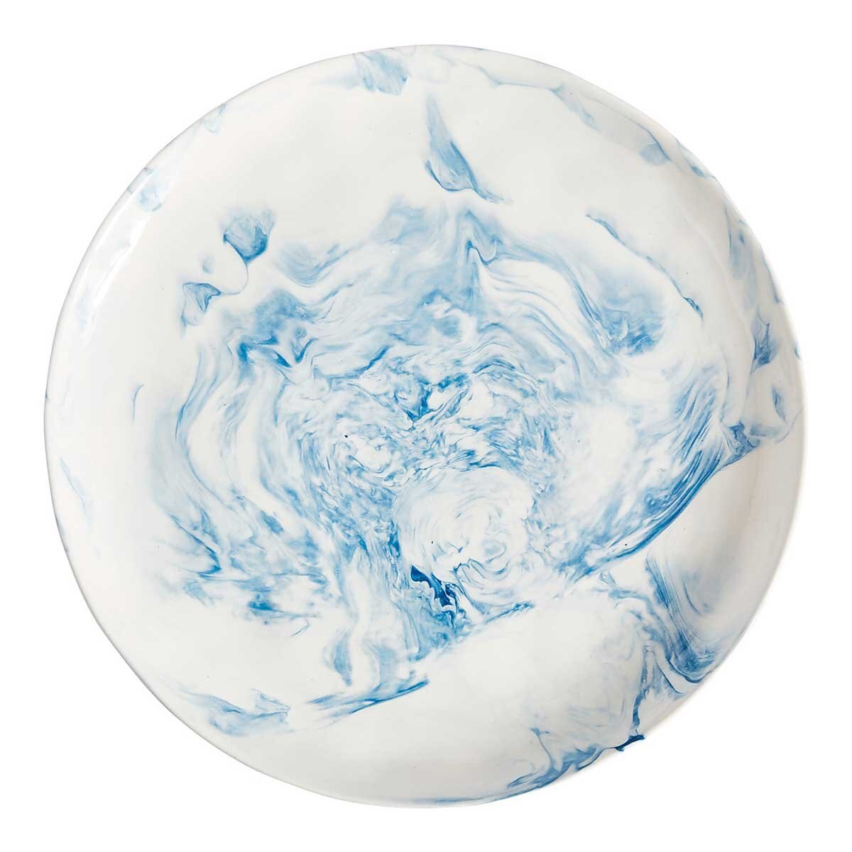 Plato Extendido Marble Glaze Blue Pier 1 Imports
