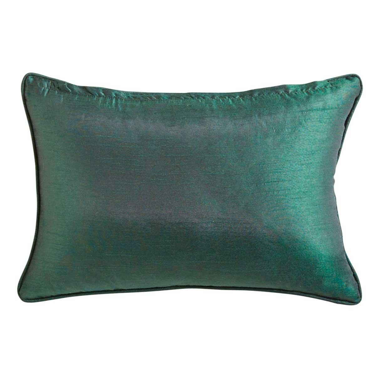 Cojín Embroidered Modern Floral Turquoise & Green Pier 1 Imports