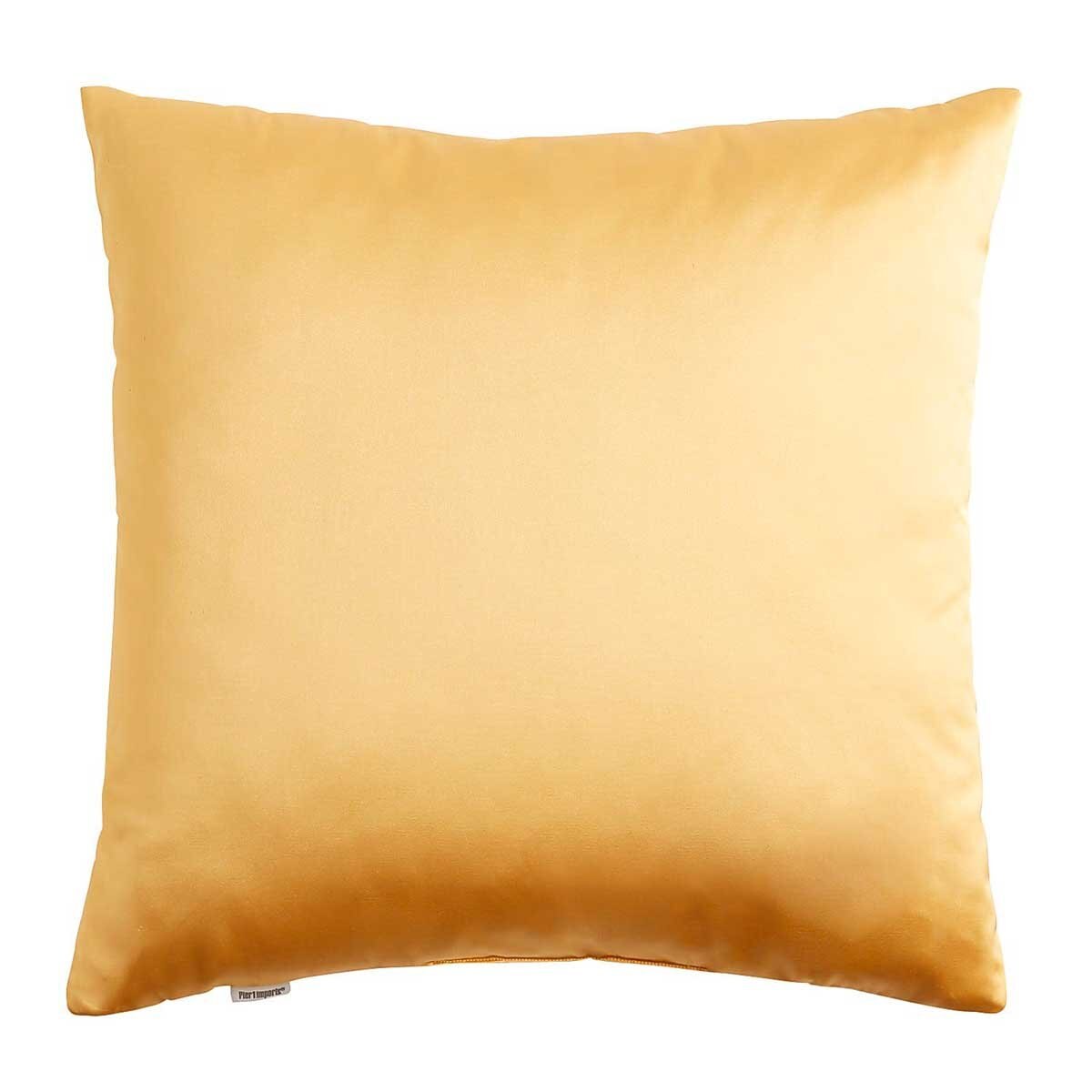 Cojín Charlotte Faux Silk Gold Pier 1 Imports
