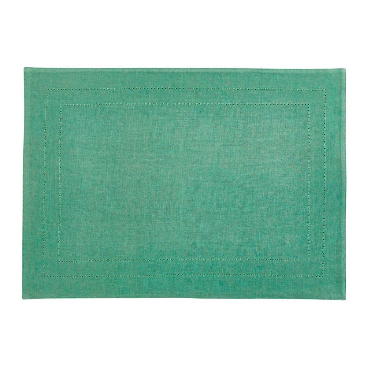 Mantel Individual Green Hemstitch Collection Pier 1 Imports